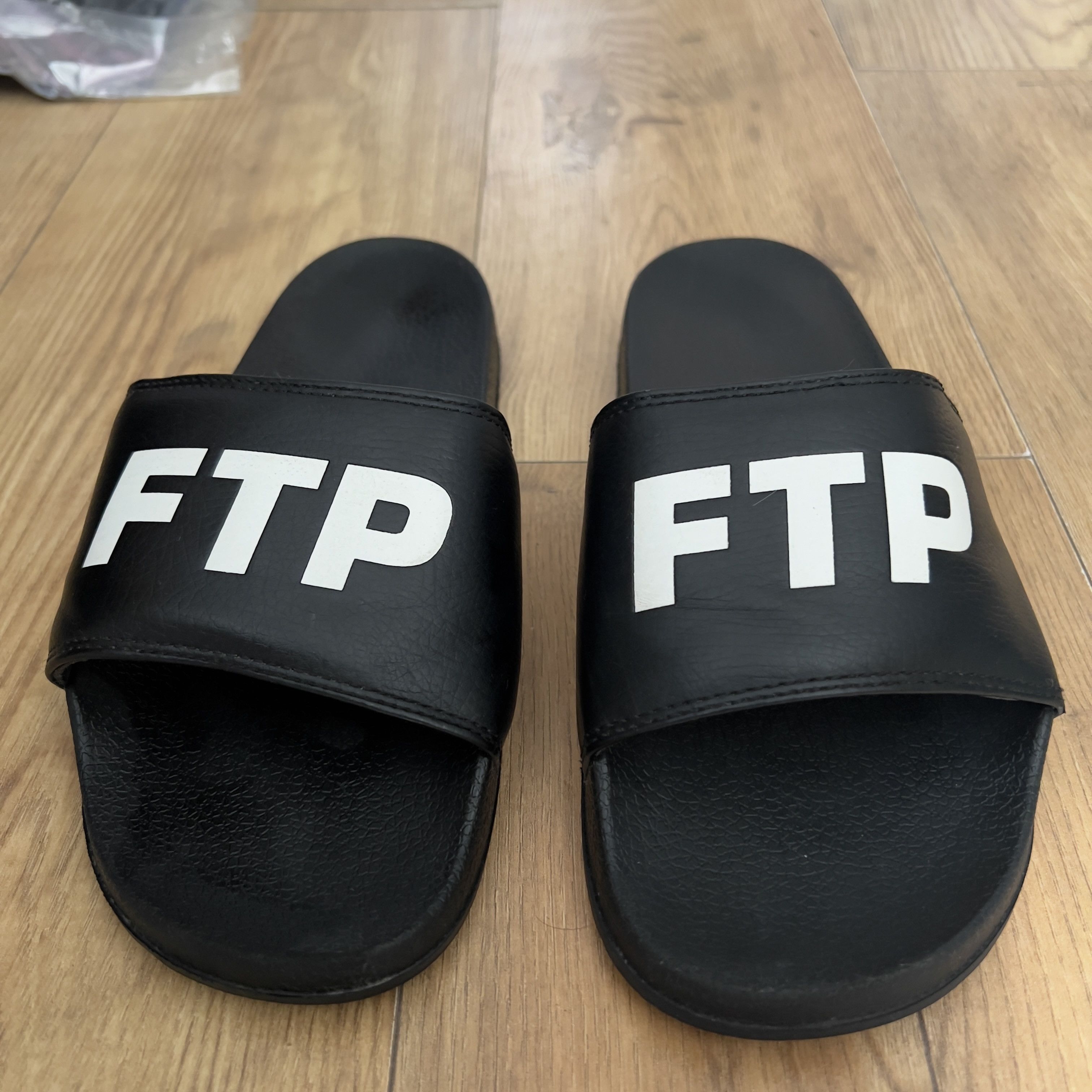 Fuck The Population Logo Slides Size US 10 / EU 43 - 4 Thumbnail