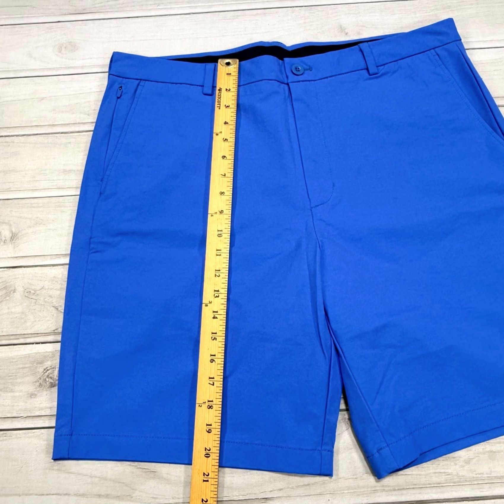 Vineyard Vines Vineyard Vines Shorts Mens 38 Blue Chino Flat Front 9in Inseam Stretch Moisture Wicking Regular Size US 38 / EU 54 - 5 Thumbnail