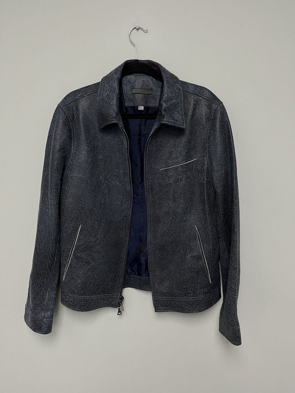 John Varvatos Sheepskin Slim Fit Jacket. 38 Size US M / EU 48-50 / 2 - 5 Thumbnail