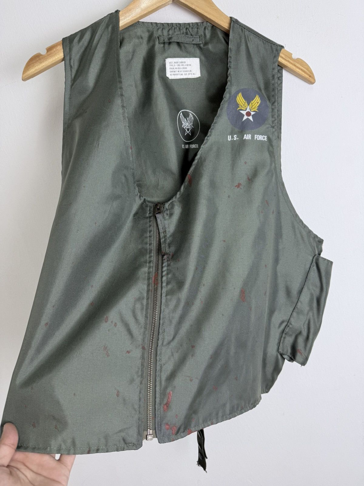 Vintage U.S Air Force re-pro Vest Radio Carrier Size US XL / EU 56 / 4 - 4 Thumbnail