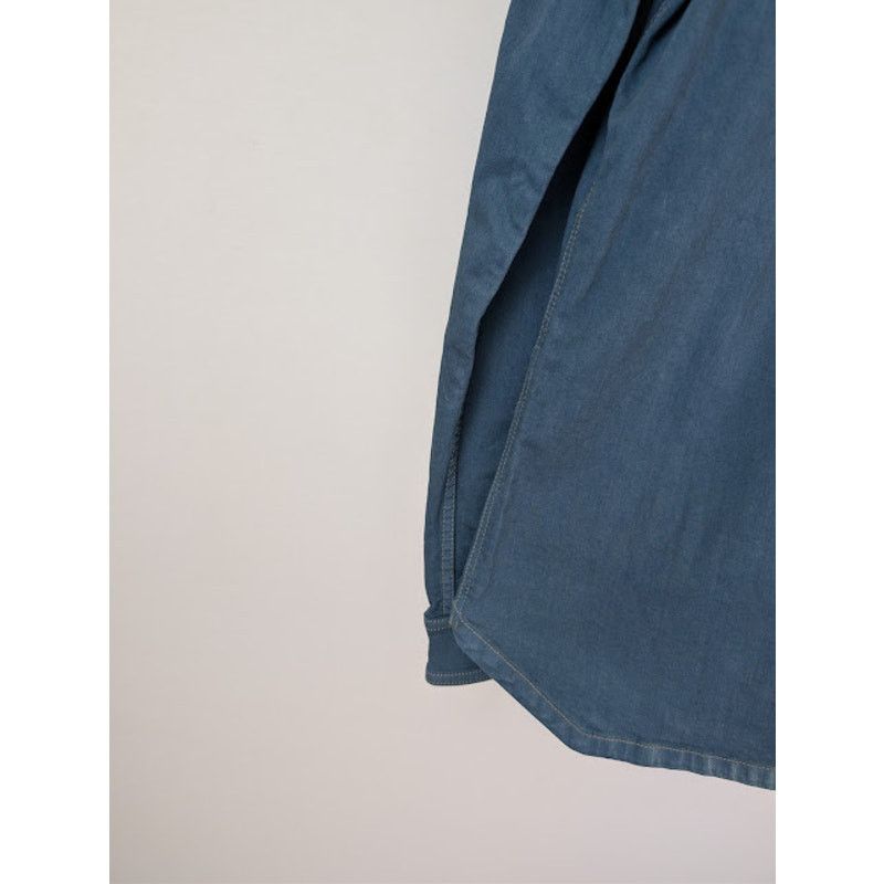 Rick Owens Drkshdw o1rshd1 Denim Outershirt Toothpaste Degrade in Blue Size US XL / EU 56 / 4 - 14 Thumbnail
