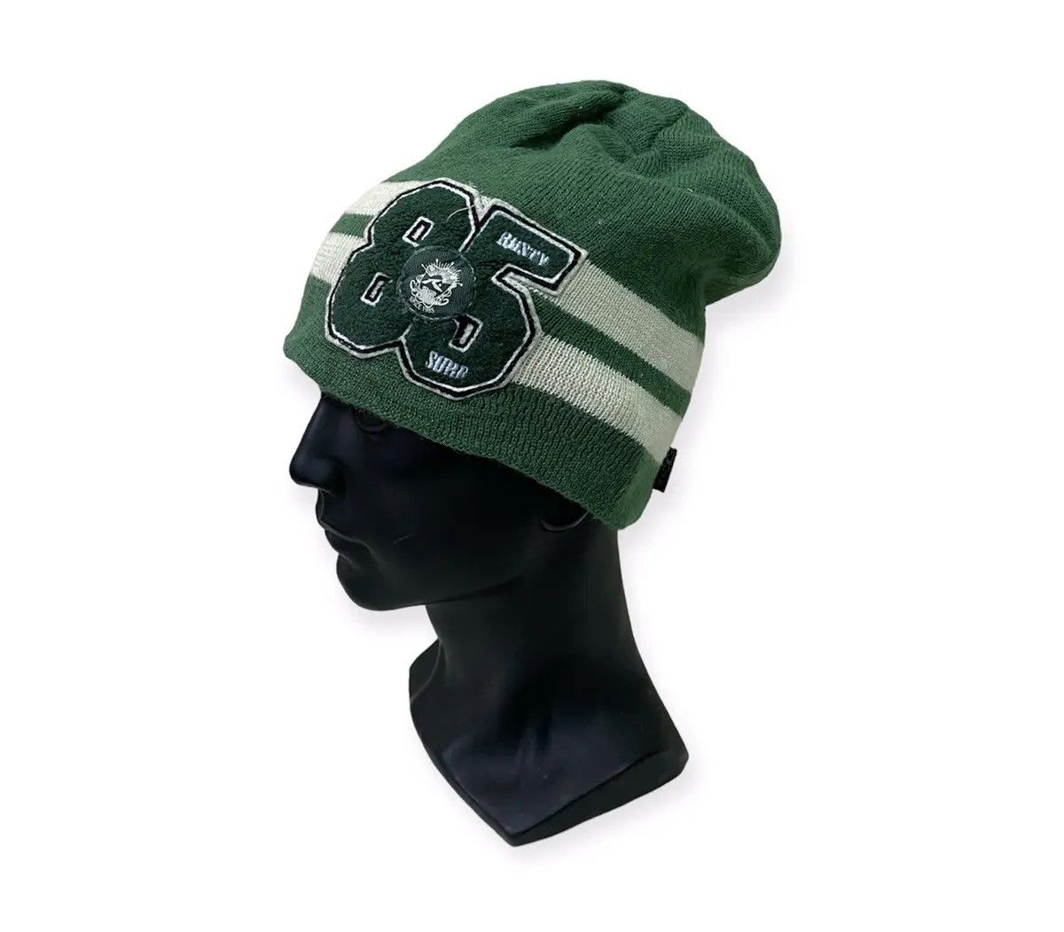 Rusty × Vintage Rusty Surf Big Logo Beanie Hat Size ONE SIZE - 1 Thumbnail