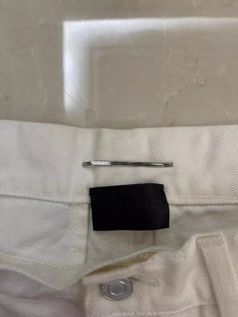 Saint Laurent Paris Saint Laurent Men's White Denim Jeans. Size US 32 / EU 48 - 5 Thumbnail