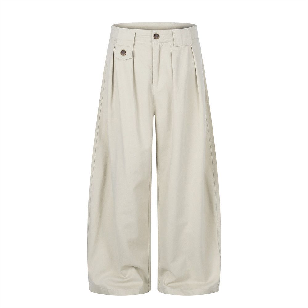 Japanese Brand Men's Streetwear Vibe Casual Loose-Fit Wide-Leg Trousers Size US 32 / EU 48 - 1 Thumbnail