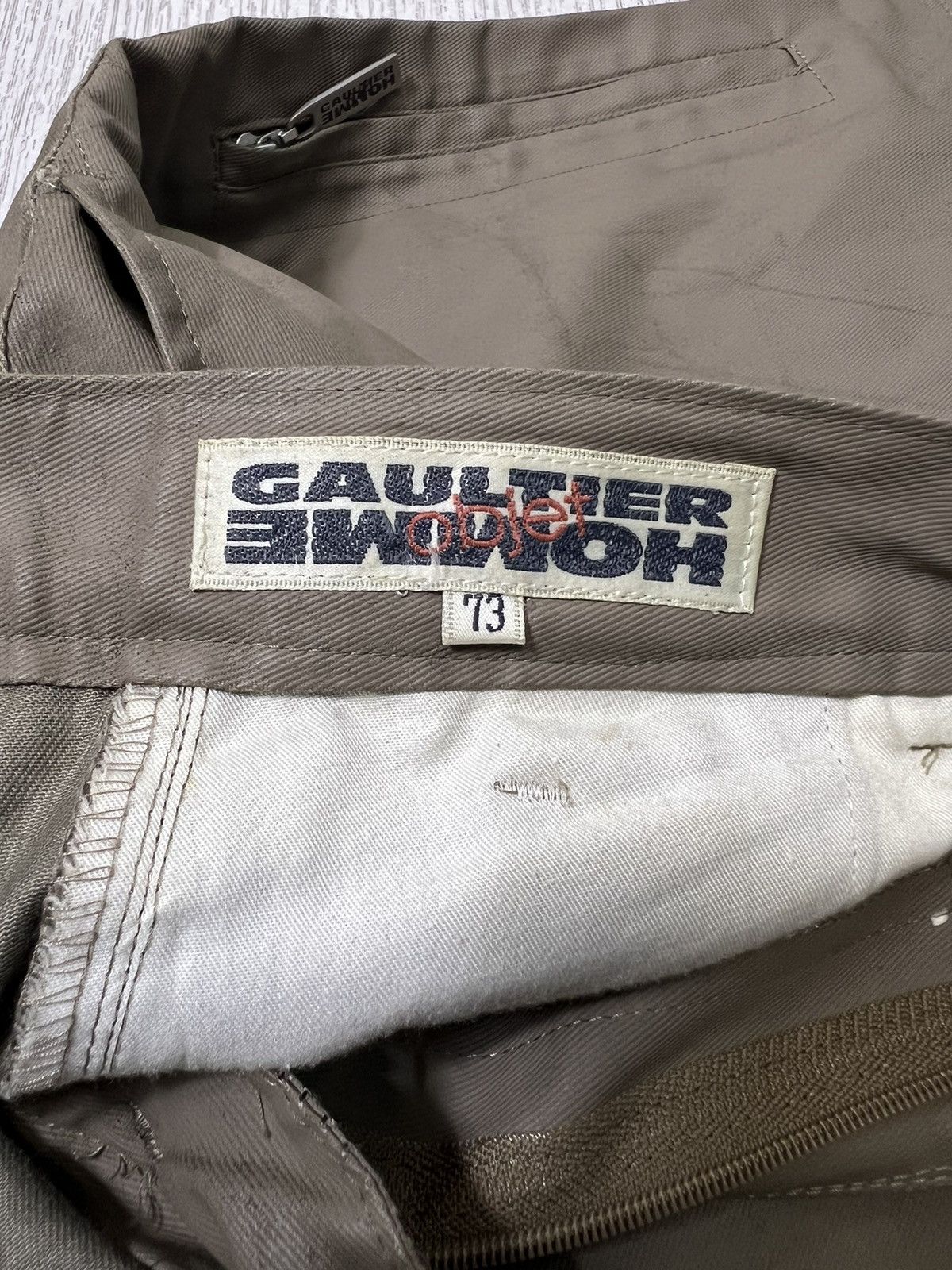 Gaultier Homme Objet Jean Paul Gaultier Homme Objet - Zip Cargo Patented Trouser Size US 28 / EU 44 - 16 Thumbnail