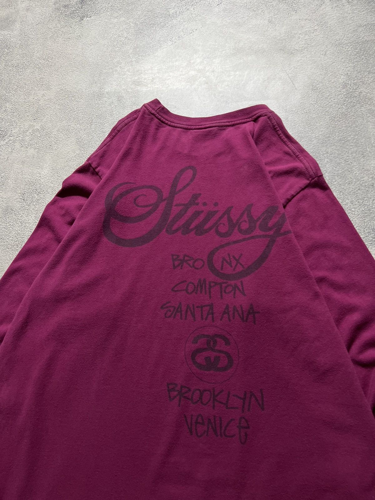 Vintage Y2k Stussy World Tour 🌎 Long Sleeve 00’s