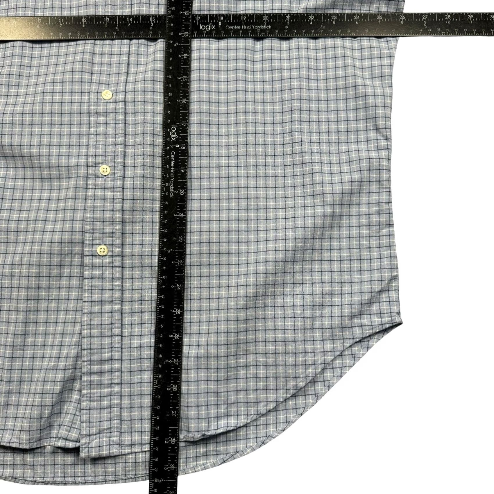 Ralph Lauren VINTAGE Ralph Lauren Shirt Mens XL Classic Fit Plaid Blue Button Down Long Sleeve Womens? Size US XL / EU 56 / 4 - 7 Thumbnail