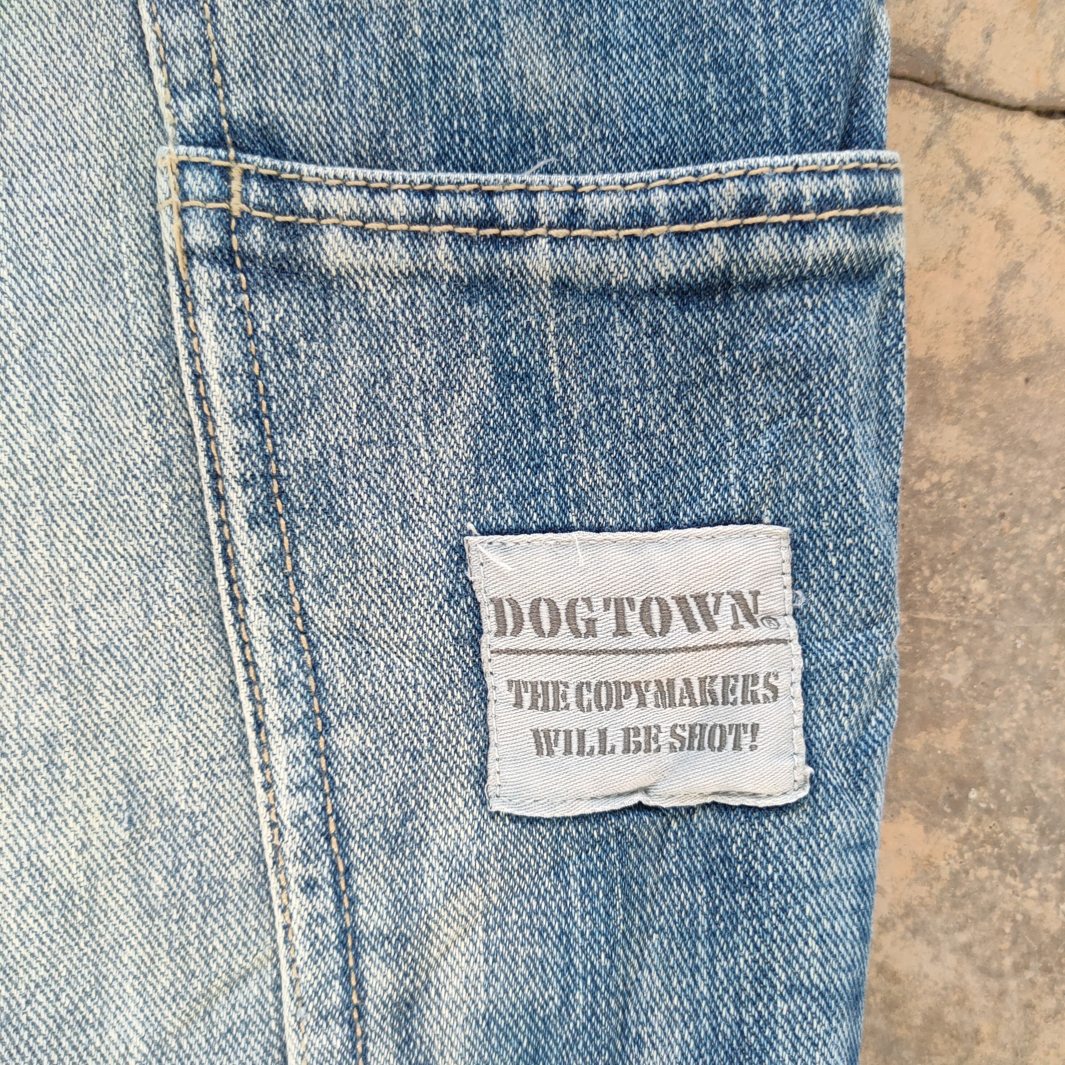 Vision Streetwear # VINTAGE BLACK EMBROIDERED DRAGON FADED JEANS PANTS Size US 32 / EU 48 - 14 Thumbnail