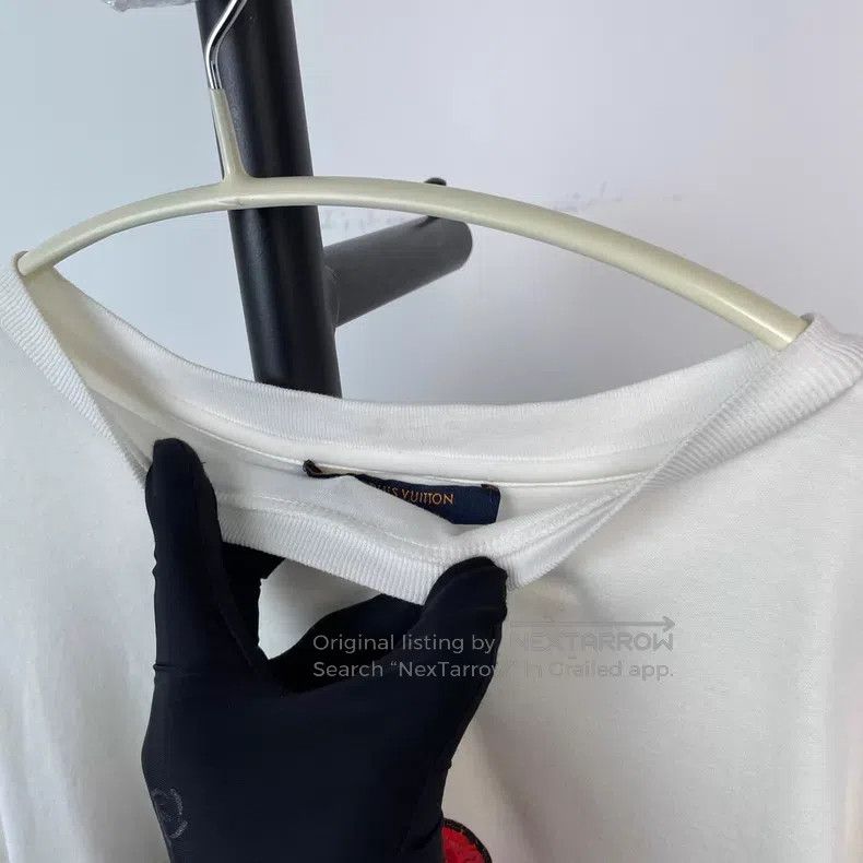 Louis Vuitton Louis Vuitton Red sequin presbyopic face short sleeve Size US M / EU 48-50 / 2 - 9 Thumbnail