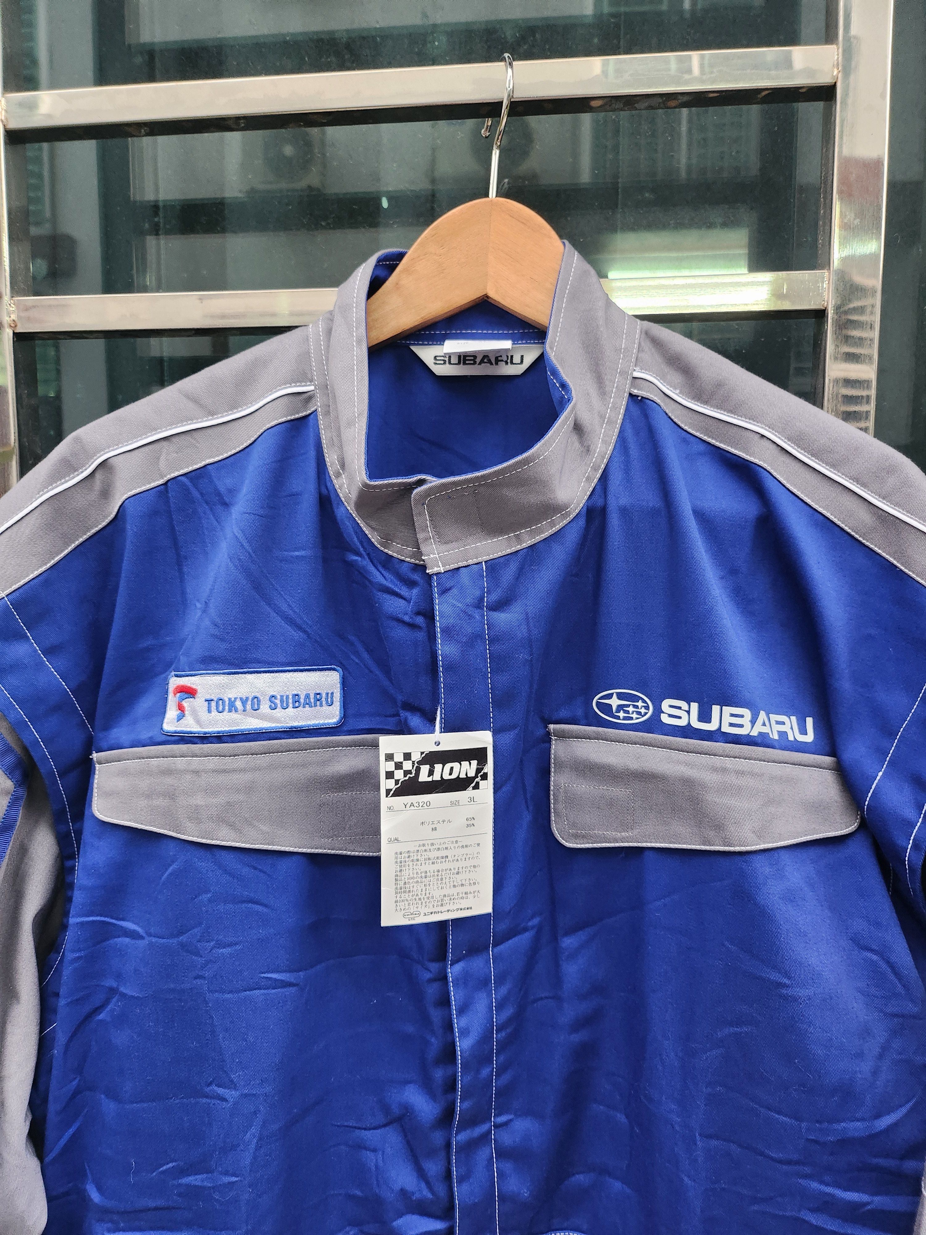 Japanese Brand 💥Fresh Subaru Racing Team Overalls Jumpsuit Size US 40 / EU 56 - 4 Thumbnail