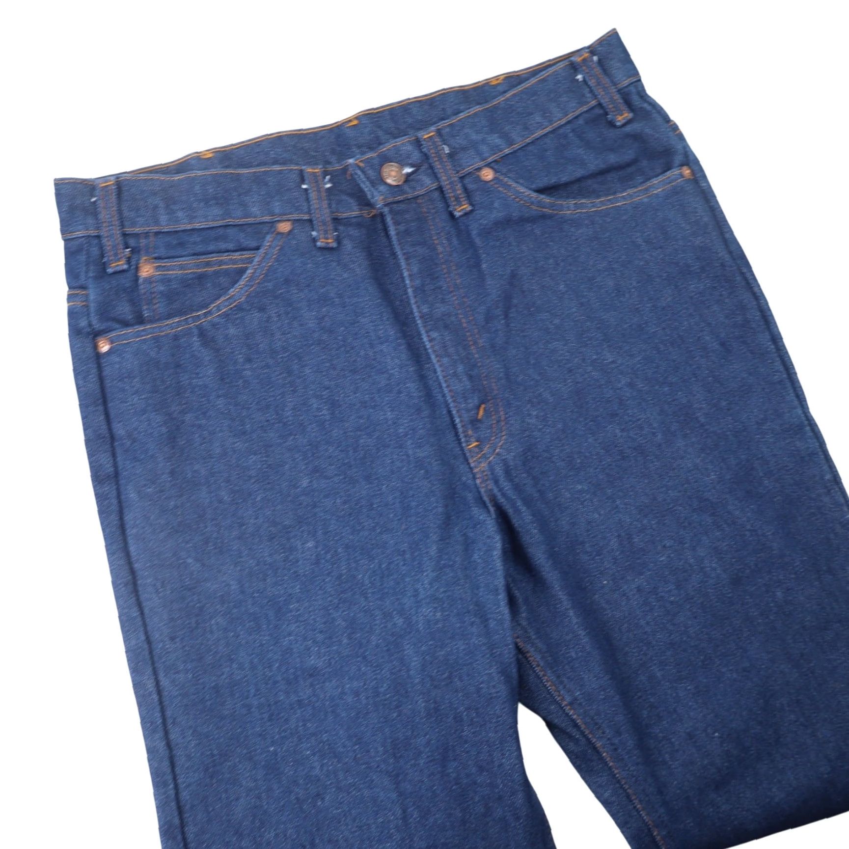 JCPenney VINTAGE JCPenney Jeans Denim True Vintage Mens 33x30 Blue Flared Pocket Jeans Mens Regular 9/10 Blue Size US 33 - 5 Thumbnail