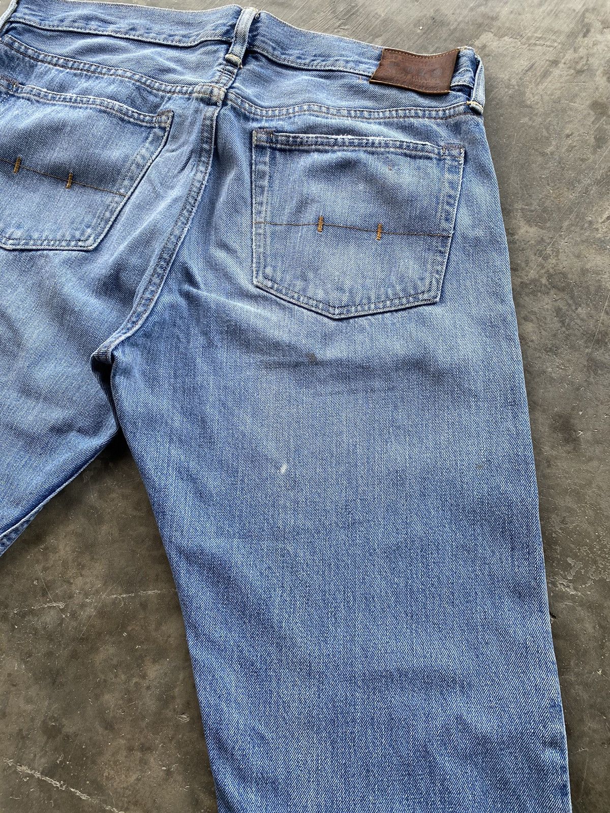 Polo Ralph Lauren Vintage Polo Ralph Lauren Denim Distressed 34x34 Size US 34 / EU 50 - 15 Thumbnail