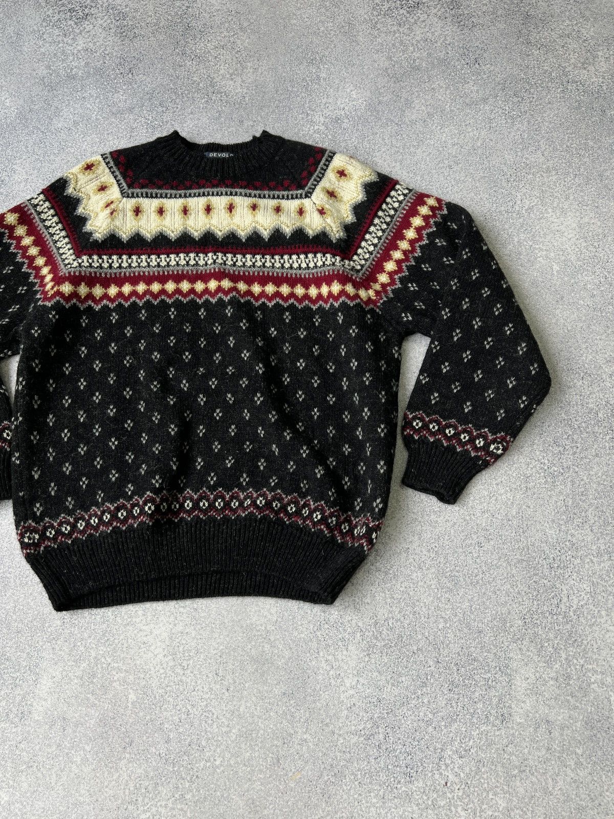 Vintage Vintage Devold By Olmes Carretti wool sweater 90s style Size US L / EU 52-54 / 3 - 3 Thumbnail