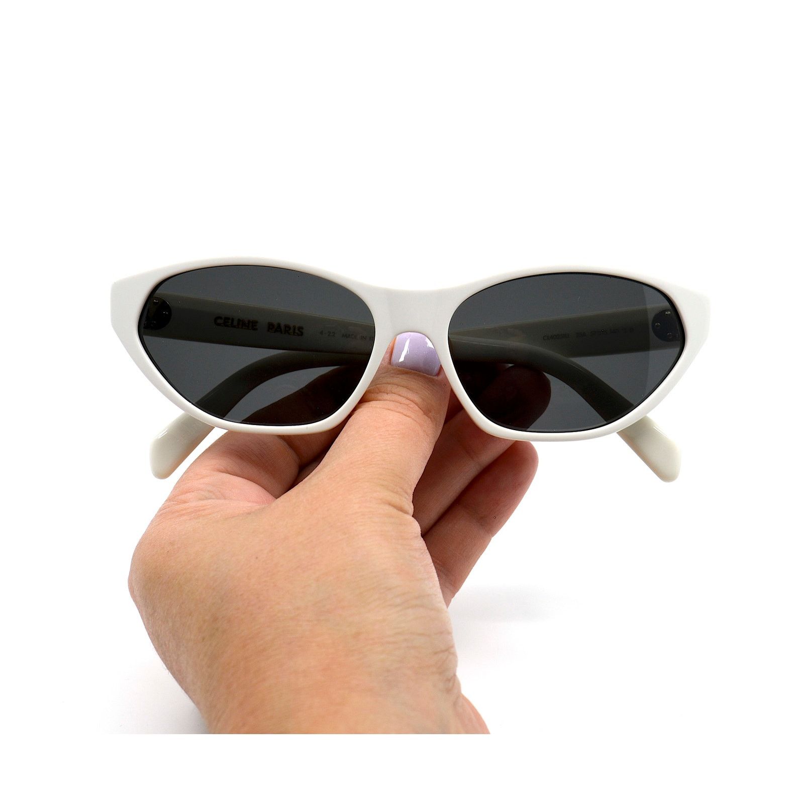 Celine NEW CELINE PARIS CL40251U 25A WHITE GREY SUNGLASSES Size ONE SIZE - 13 Thumbnail