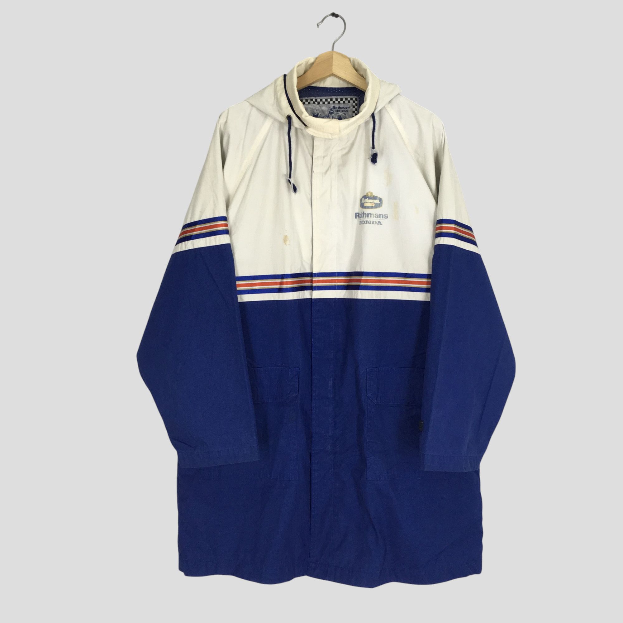 Honda Vintage 90s Honda Rothmans Racing Team Motorsports Jacket Size US L / EU 52-54 / 3 - 2 Thumbnail
