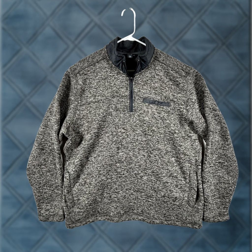 Eddie Bauer Eddie Bauer Men's XL Sweater Fleece Pullover 1/4 Zip Pullover Snap Pocket XLarge Size US XL / EU 56 / 4 - 1 Thumbnail