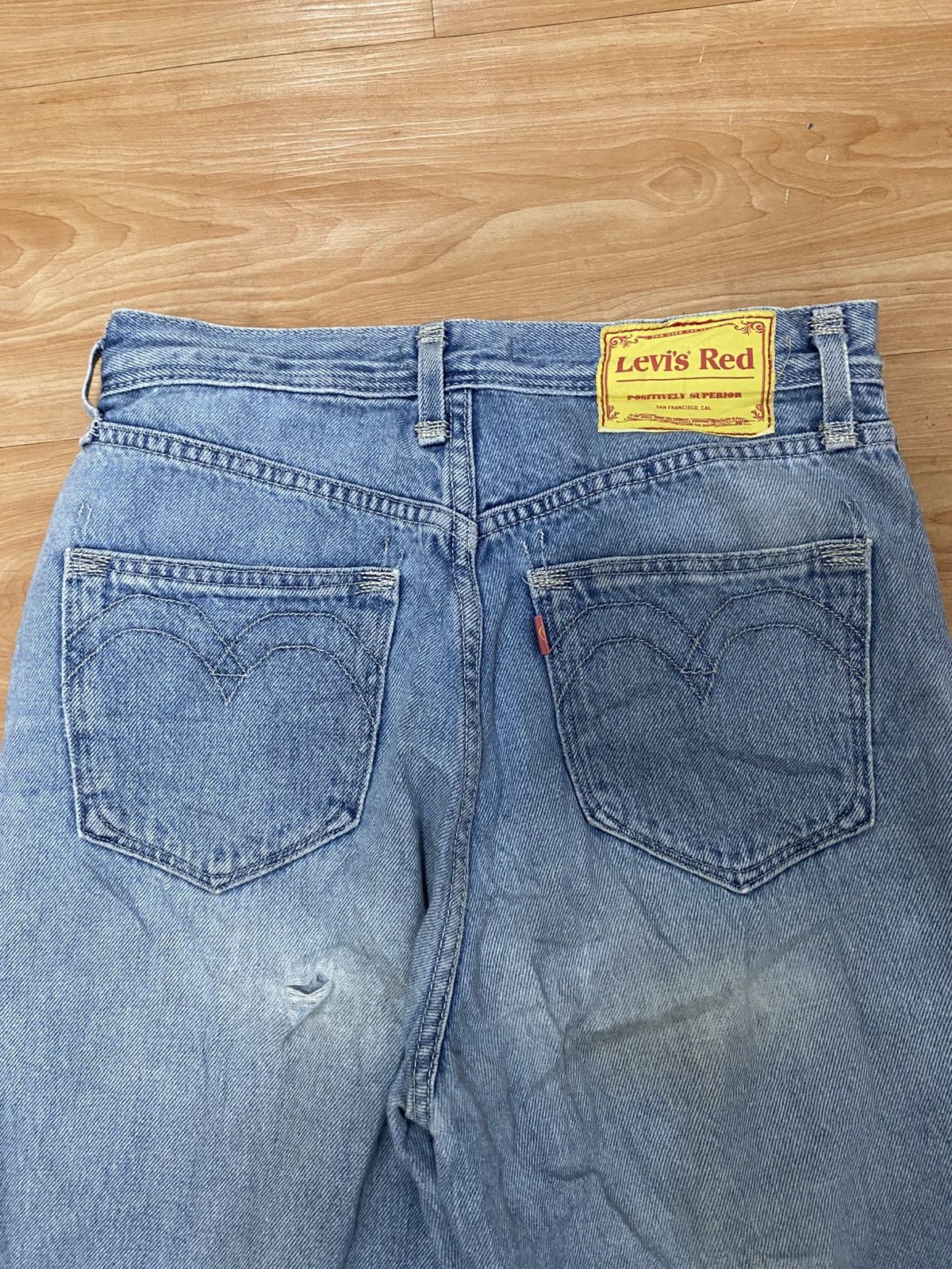 Japanese Brand × Levi's × Vintage Vintage Levis red high loose taper style Size US 30 / EU 46 - 6 Thumbnail