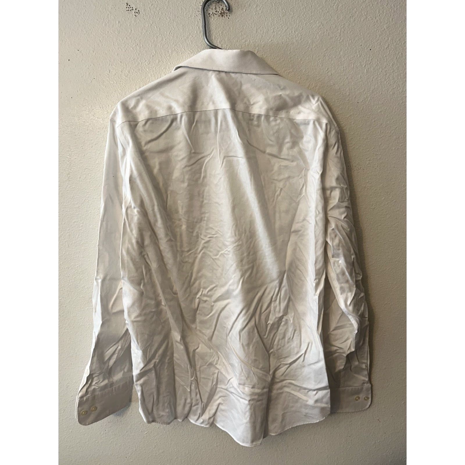 Tommy Hilfiger Tommy Hilfiger Slim Fit White Solid Long Sleeve Button-Down Shirt Size XL Mens Shirt Size US XL / EU 56 / 4 - 3 Thumbnail