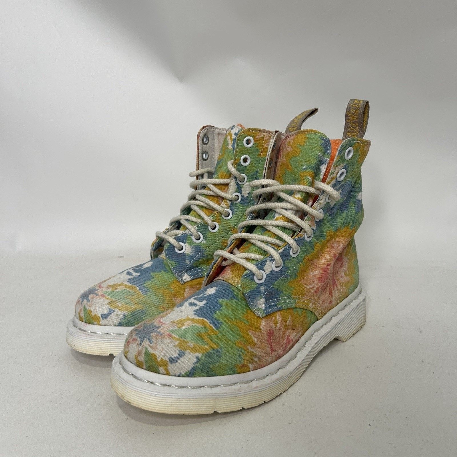 Dr. Martens Dr. Martens Women's Page Boots “Pastel Tie-Dye” Size US 6 / IT 36 - 3 Thumbnail