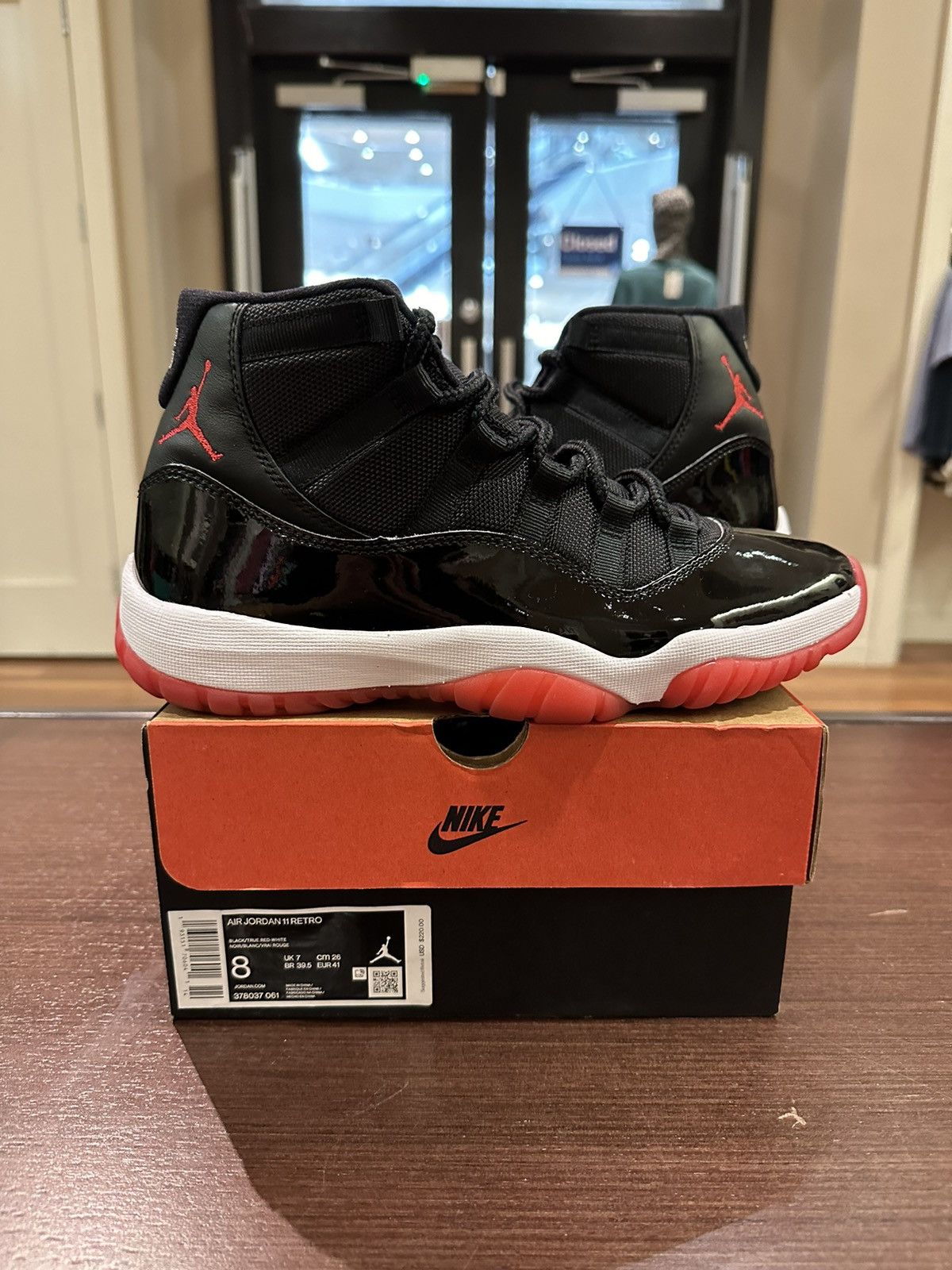 Bred 11 size 12 best sale