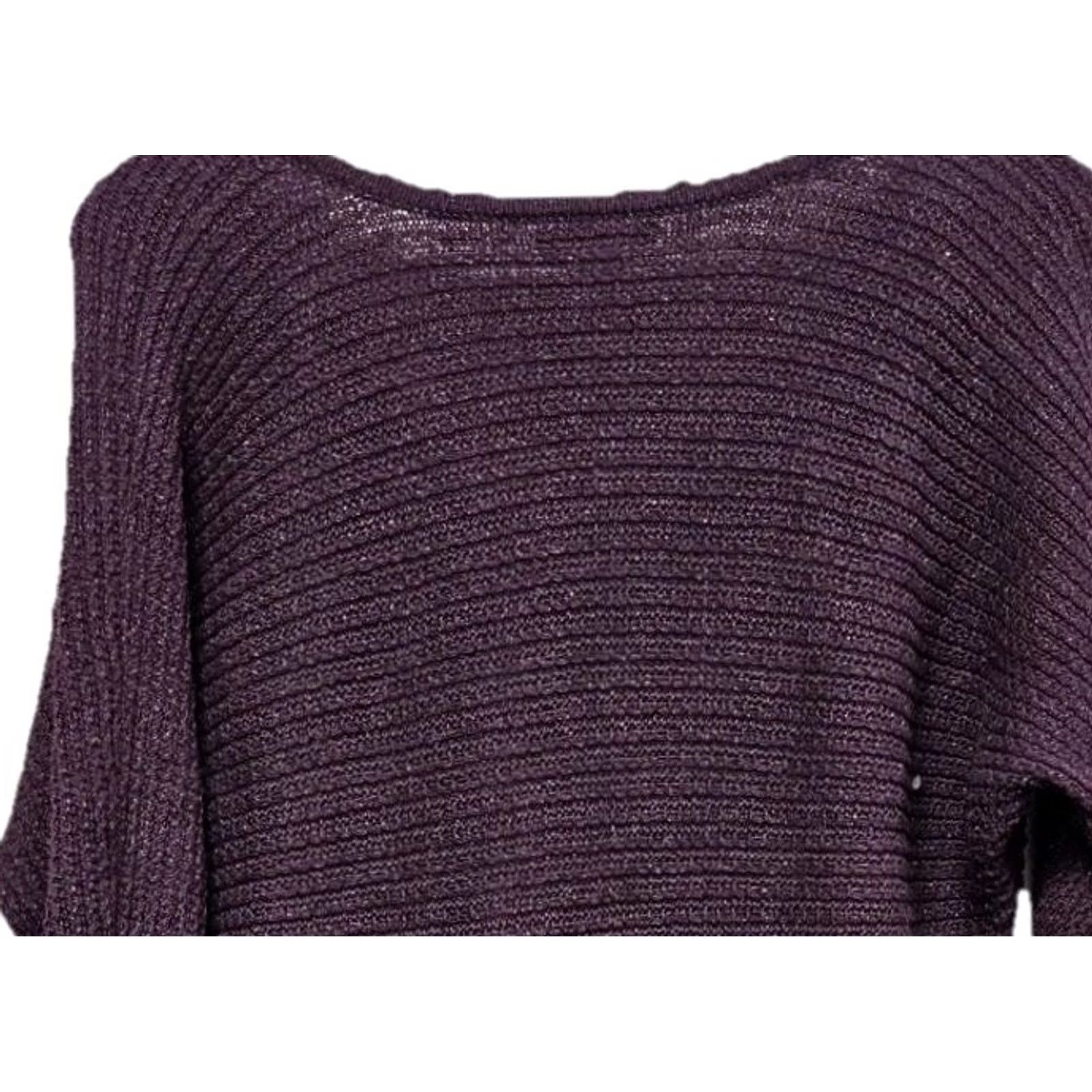 Vintage VINTAGE Y2K New York & Company Purple Metallic Long Sleeve V-Neck Sweater Womens Medium Size S / US 4 / IT 40 - 5 Thumbnail