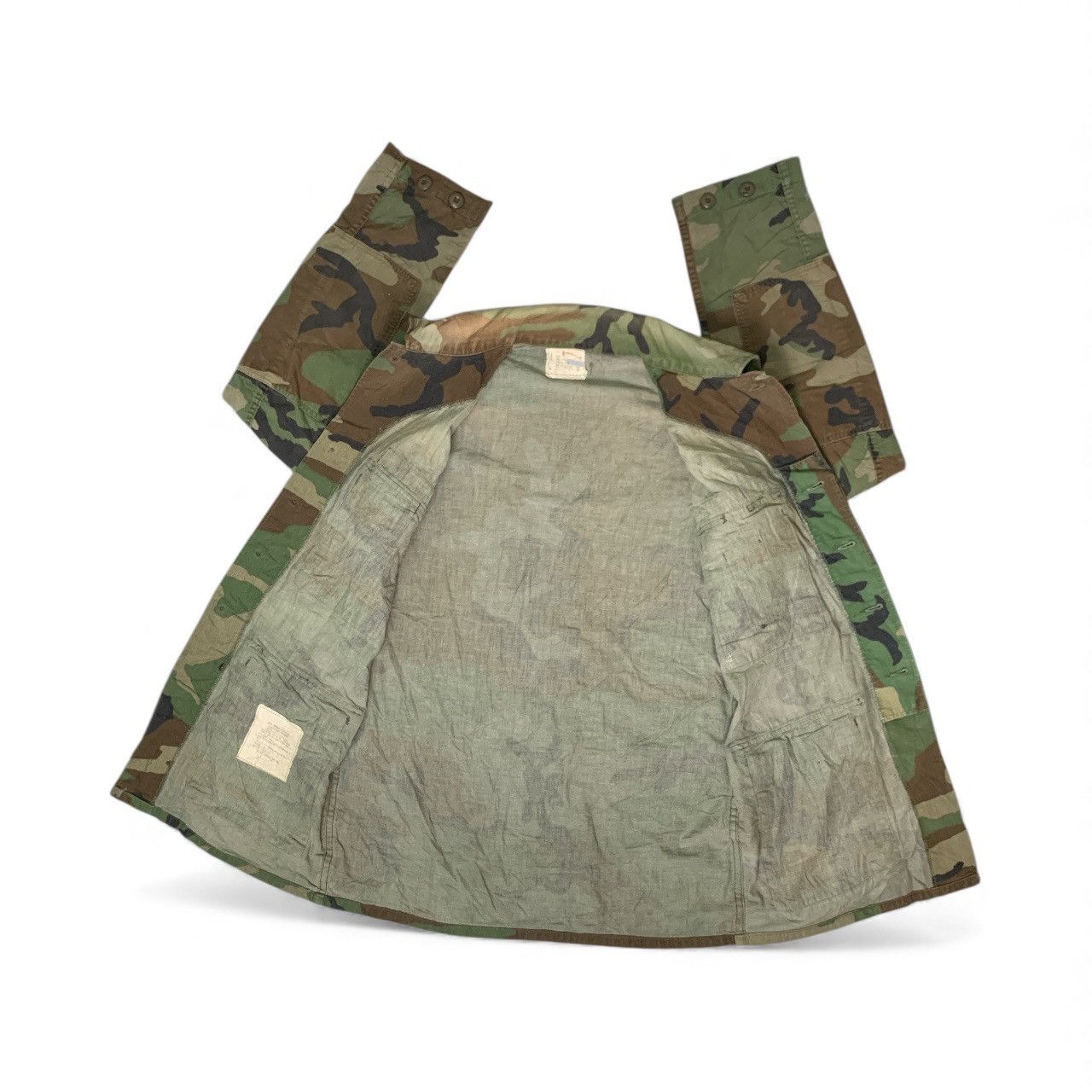 Other Rare Vintage US Army Woodland Camo BDU Jacket Size US S / EU 44-46 / 1 - 3 Thumbnail