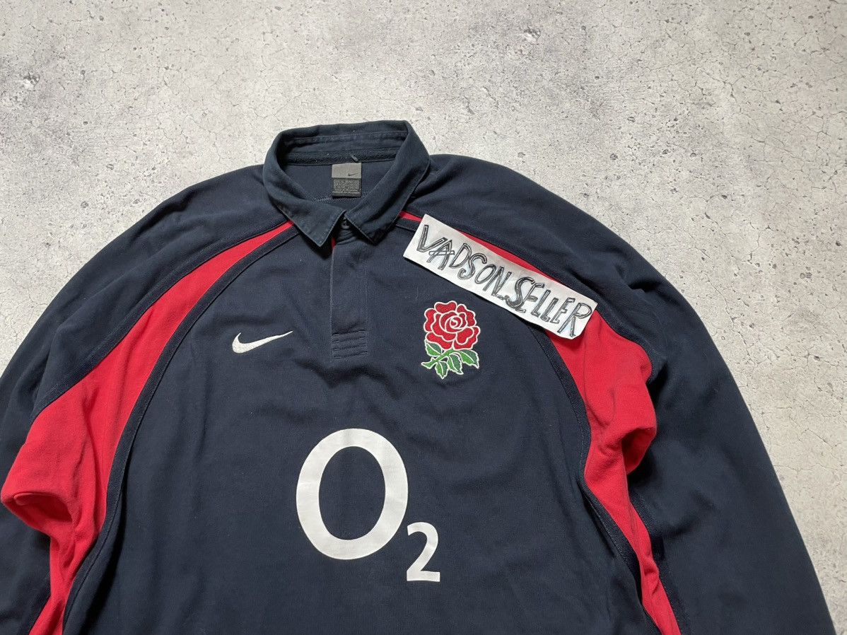 Nike Nike Vintage England Rugby League Jersey O2 Sweatshirt Y2K Size US XL / EU 56 / 4 - 5 Thumbnail