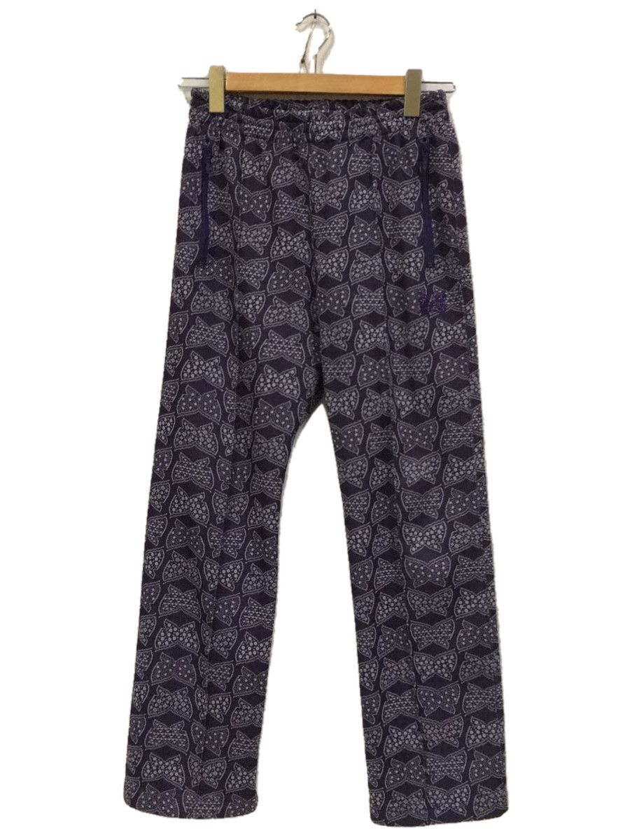 image of Needles Jogger Track Pants Polyester Allover Pattern Purple, Men's (Size 26)