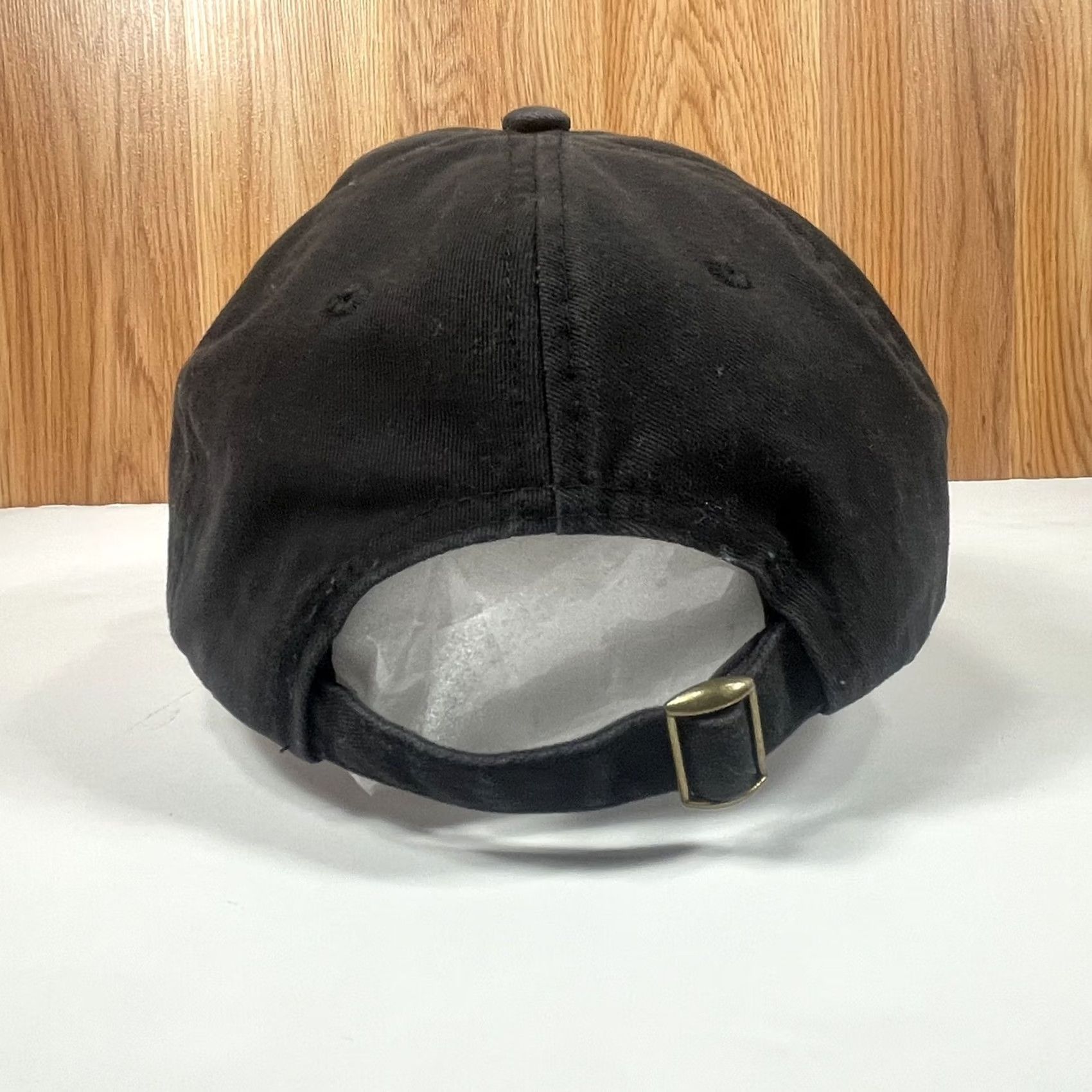 Vintage Unbranded Hat Baseball Cap Adult One Size Fits Most Black Adjustable StrapBack Size ONE SIZE - 5 Thumbnail