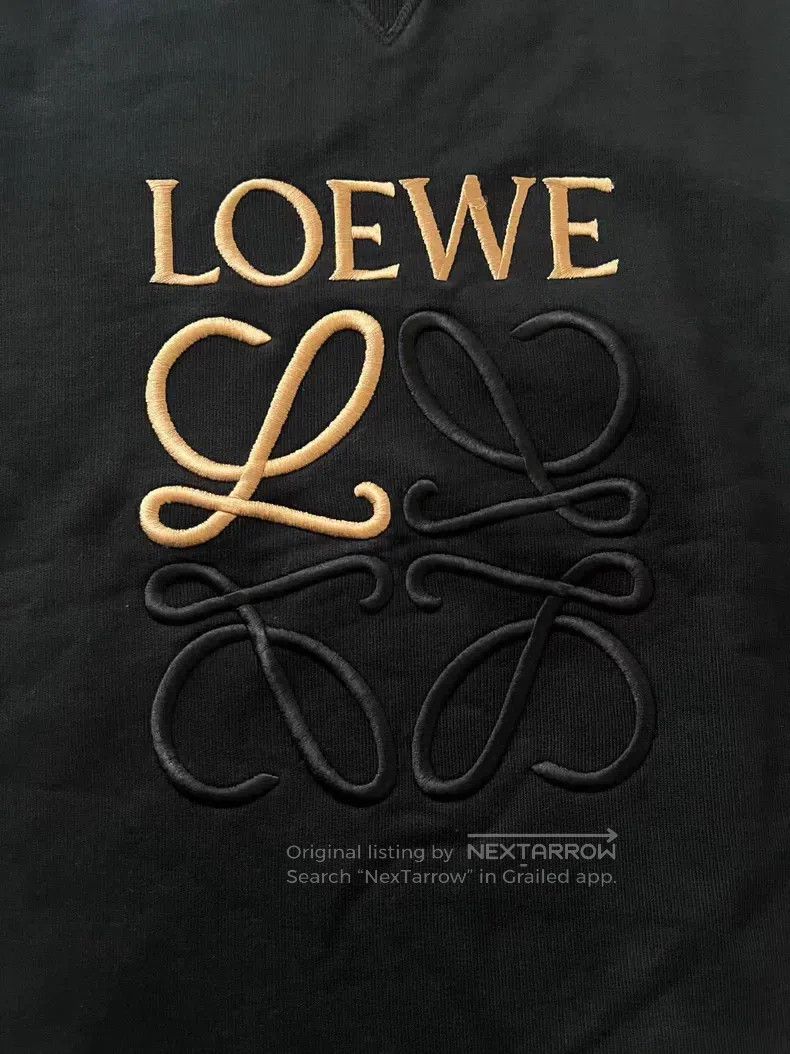 Loewe Loewe Anagram Logo Embroidered Cotton Sweatshirt, Men's, B Size US S / EU 44-46 / 1 - 3 Thumbnail