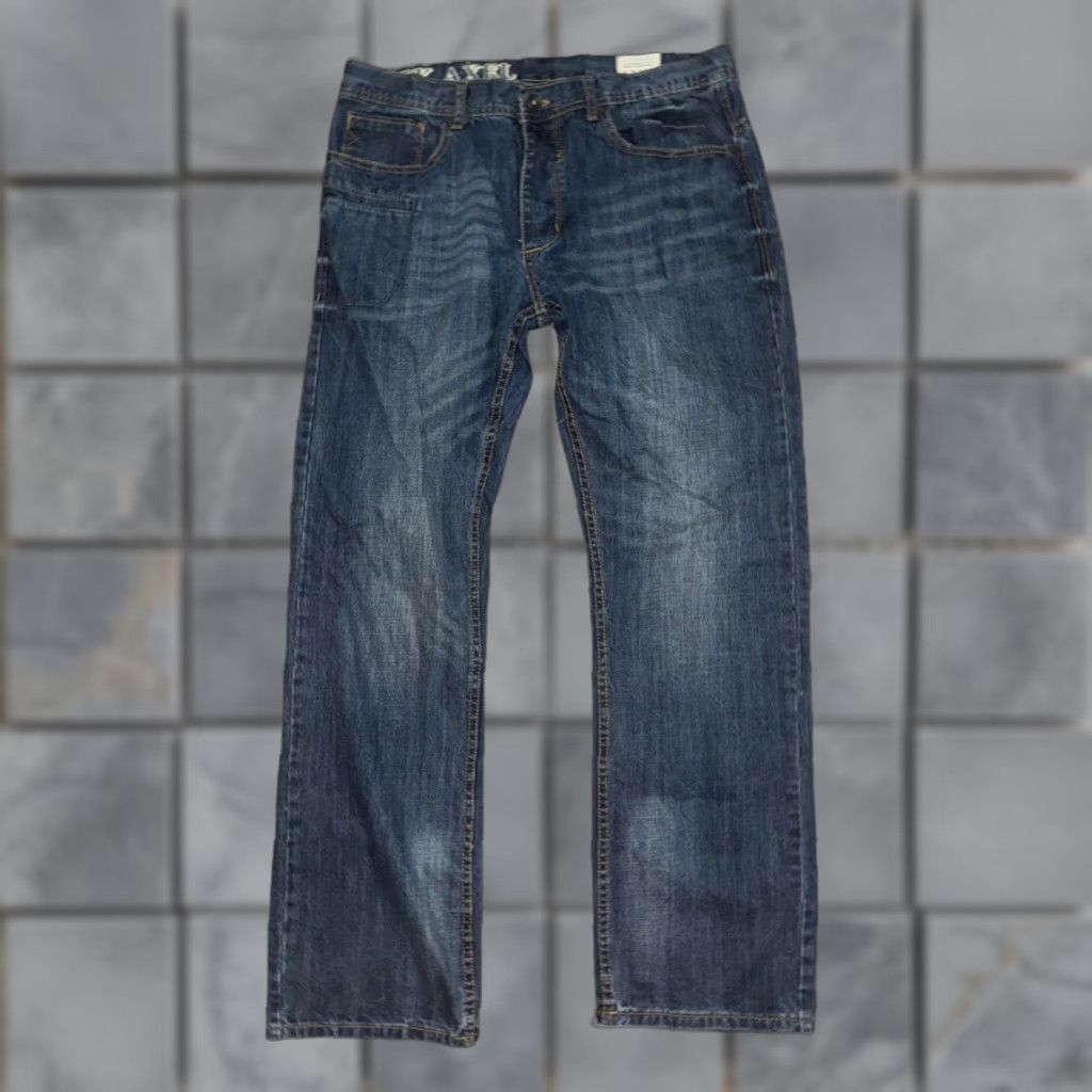 Denime TK Axel Jeans Slim Straight Blue 36x32 Men Regular Denim 100% Cotton Size US 36 / EU 52 - 1 Thumbnail