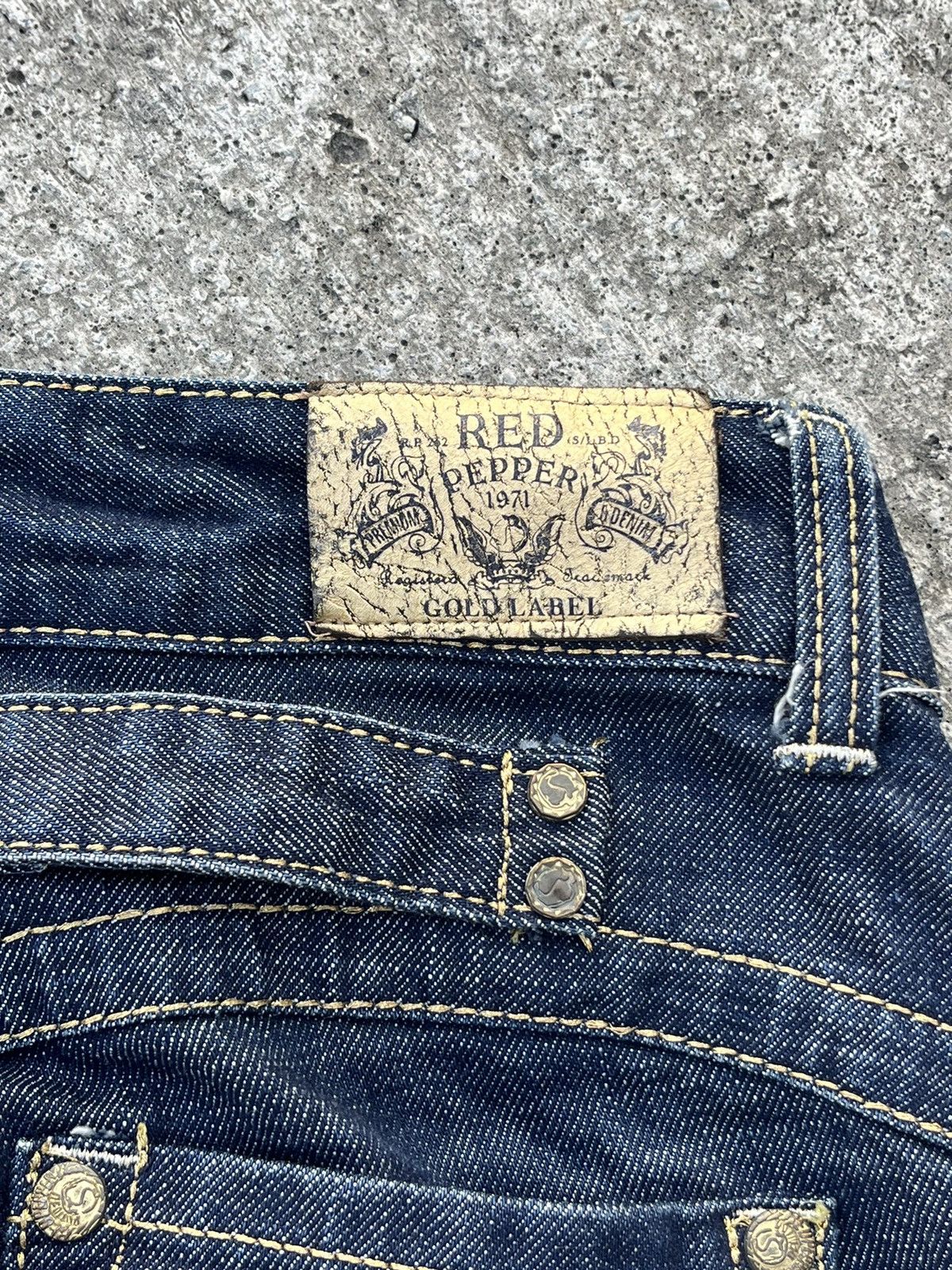 If Six Was Nine × Japanese Brand Red Pepper Gold Label Jeans Bootcut Size 28" / US 6 / IT 42 - 7 Thumbnail