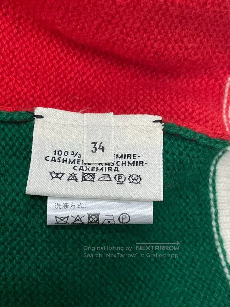 Hermes Hermes Kelly Color-Blocked Cashmere Knit Sweater Size XXS / US 00 / IT 34 - 5 Thumbnail
