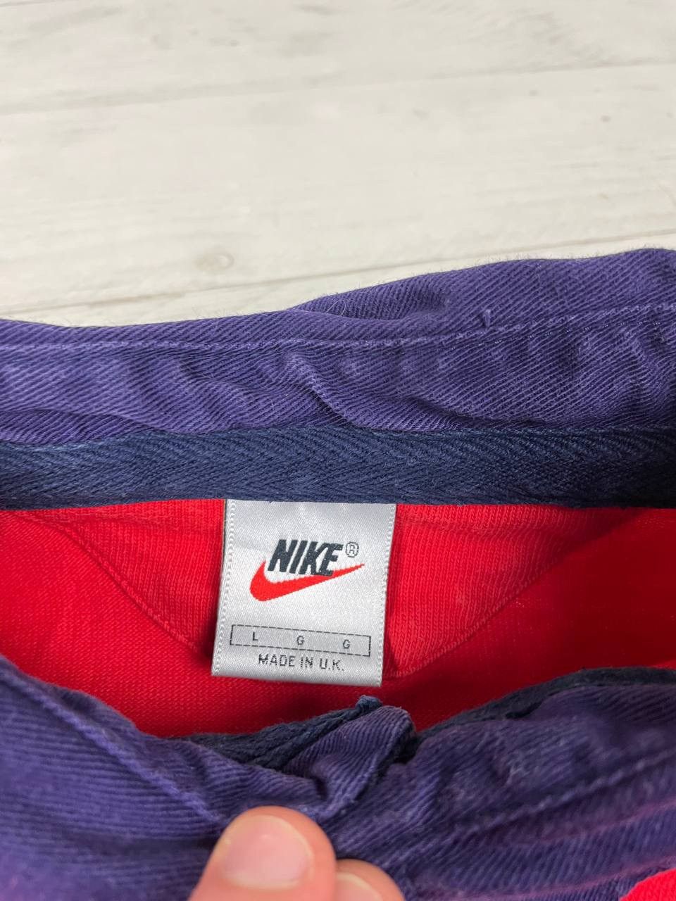 Nike Vintage NIKE RFU England Rugby Union Long Sleeve Shirt 90s Size US L / EU 52-54 / 3 - 8 Thumbnail