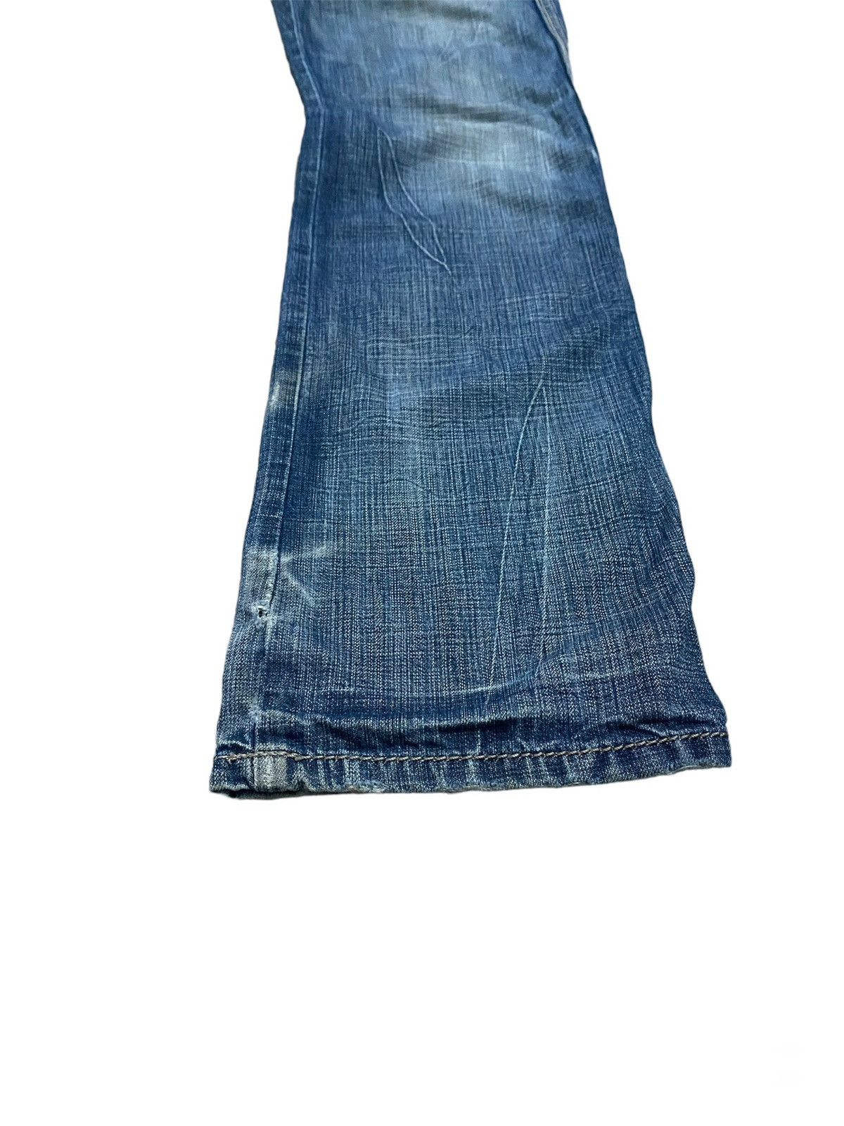 Marithe + Francois Girbaud Vintage MFG Lace Up Distressed Jeans Size US 31 - 8 Thumbnail
