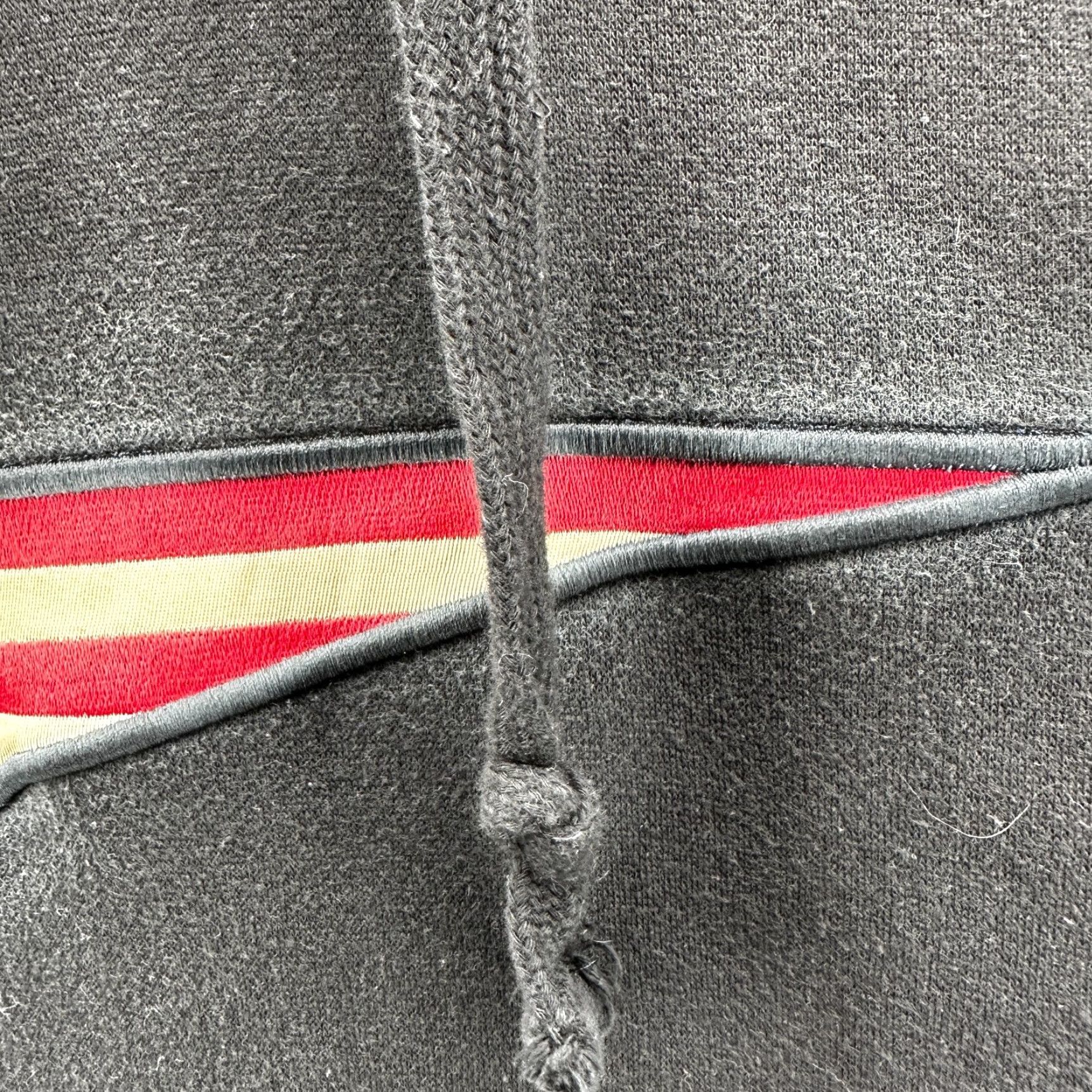 Logo 7 VINTAGE Ouray Sportswear Hoodie USA American Flag Mens XL Black Embroidered Logo Size US XL / EU 56 / 4 - 3 Thumbnail