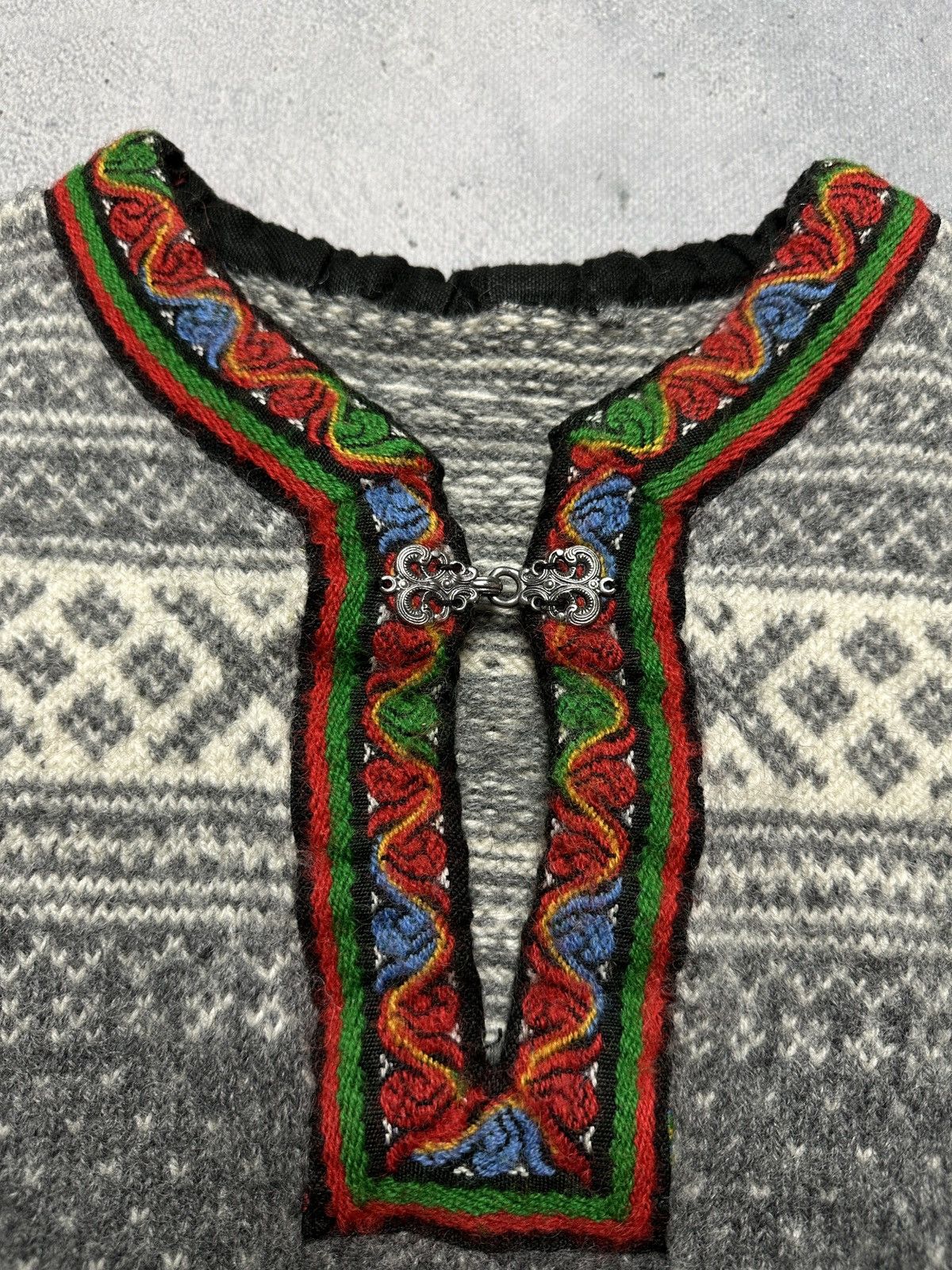 Dale Of Norway Norwegian wool Dale Garn Pure New Wool Cardigan Knit Vintag Size M / US 6-8 / IT 42-44 - 6 Thumbnail