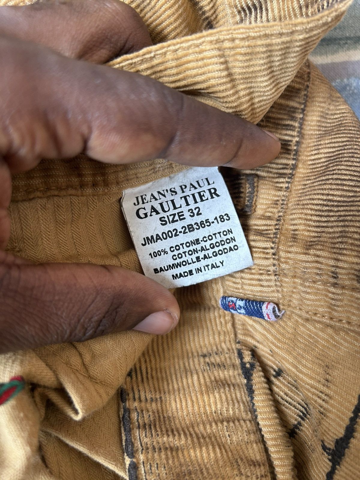 Jean Paul Gaultier × Vintage NWT Jean Paul Gaultier Brown Corduroy Women’s Pants Size 32" / US 10 / IT 46 - 7 Thumbnail