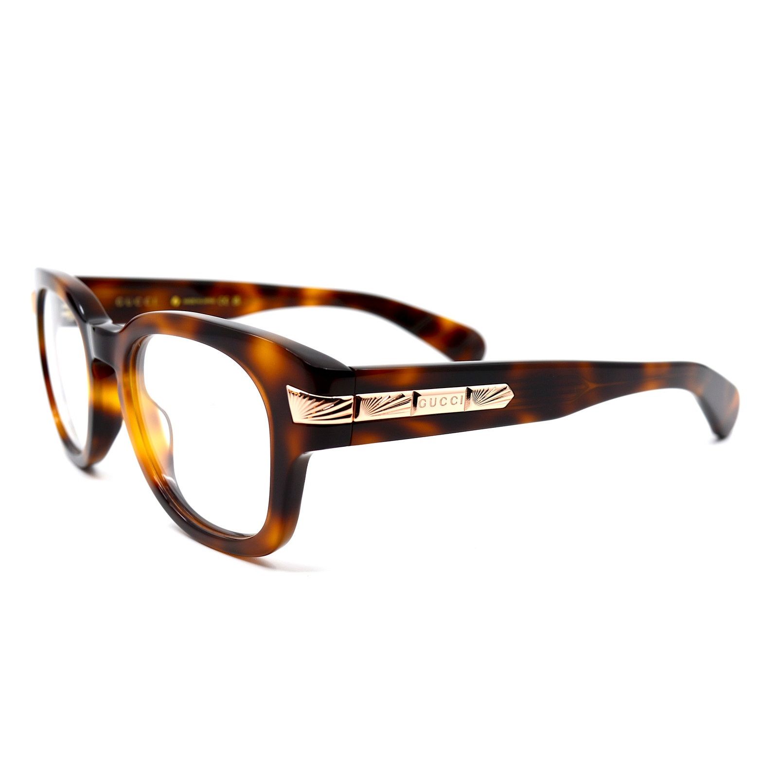 Gucci NEW GUCCI GG1518O 002 HAVANA AUTHENTIC EYEGLASSES FRAME Size ONE SIZE - 10 Thumbnail