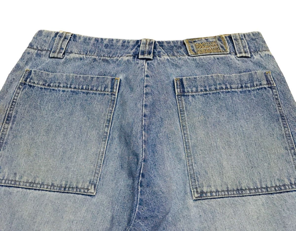 If Six Was Nine Very Rare Vintage Marithe Francois Girbaud Short Jeans 1990s Size US 36 / EU 52 - 4 Thumbnail