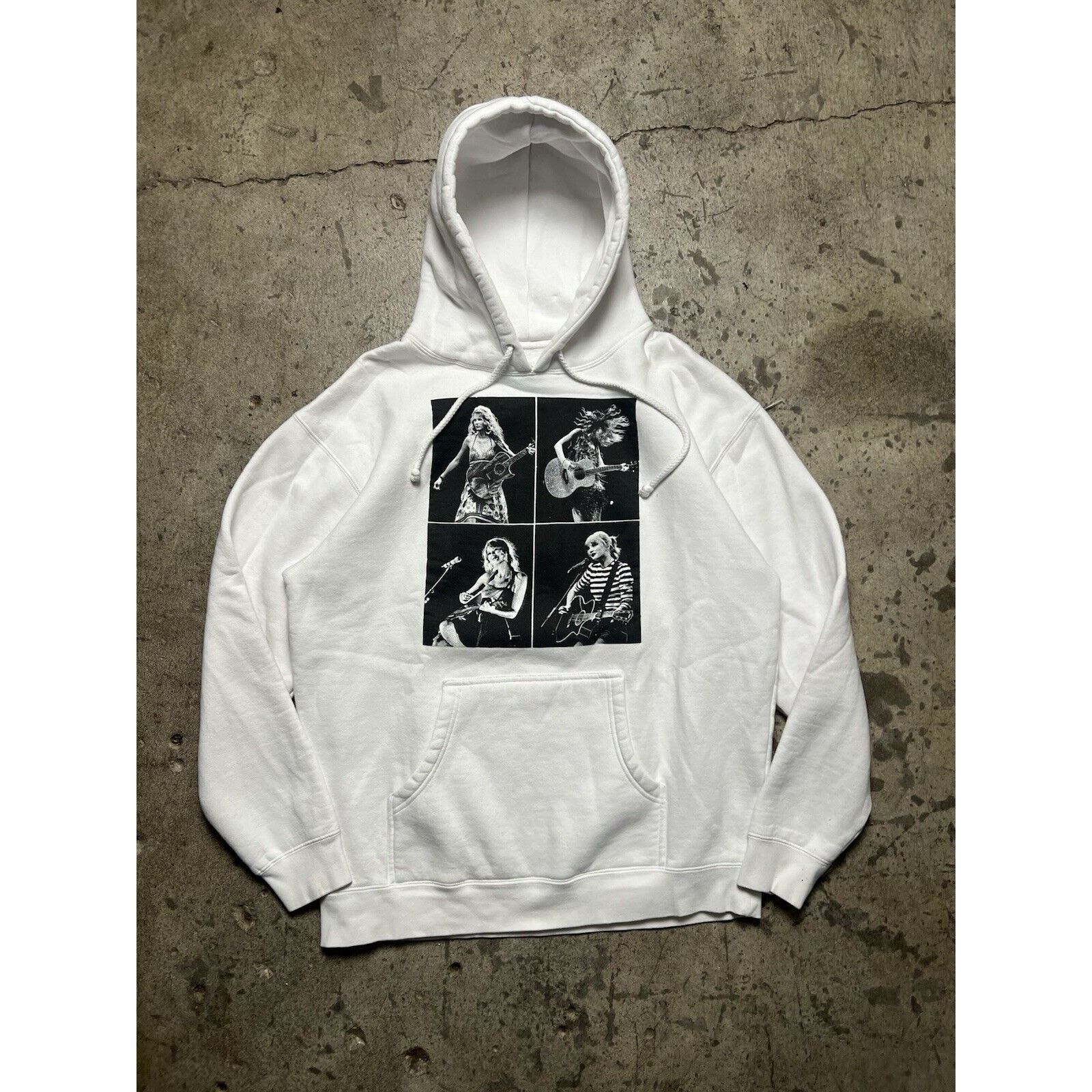 Taylor Swift Eras Tour Hoodie White Size L EUC