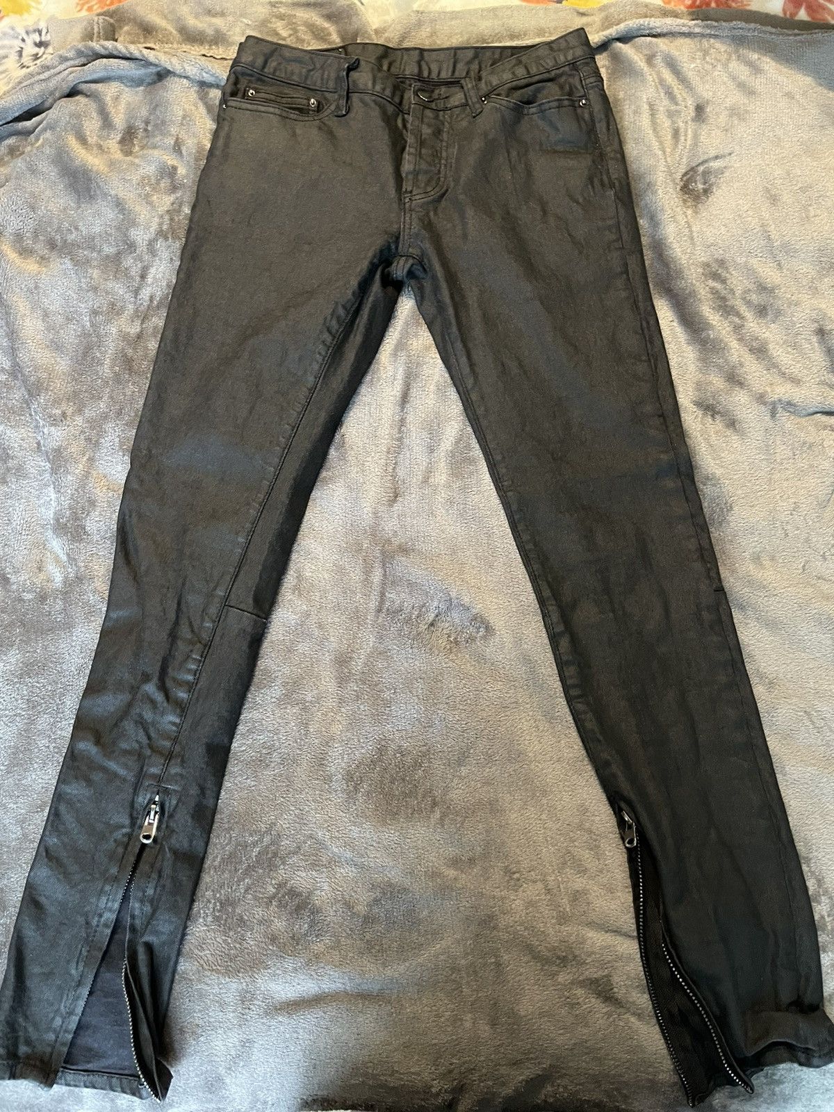 MNML Waxed Leather Slim MNML Pants Size US 30 / EU 46 - 3 Thumbnail
