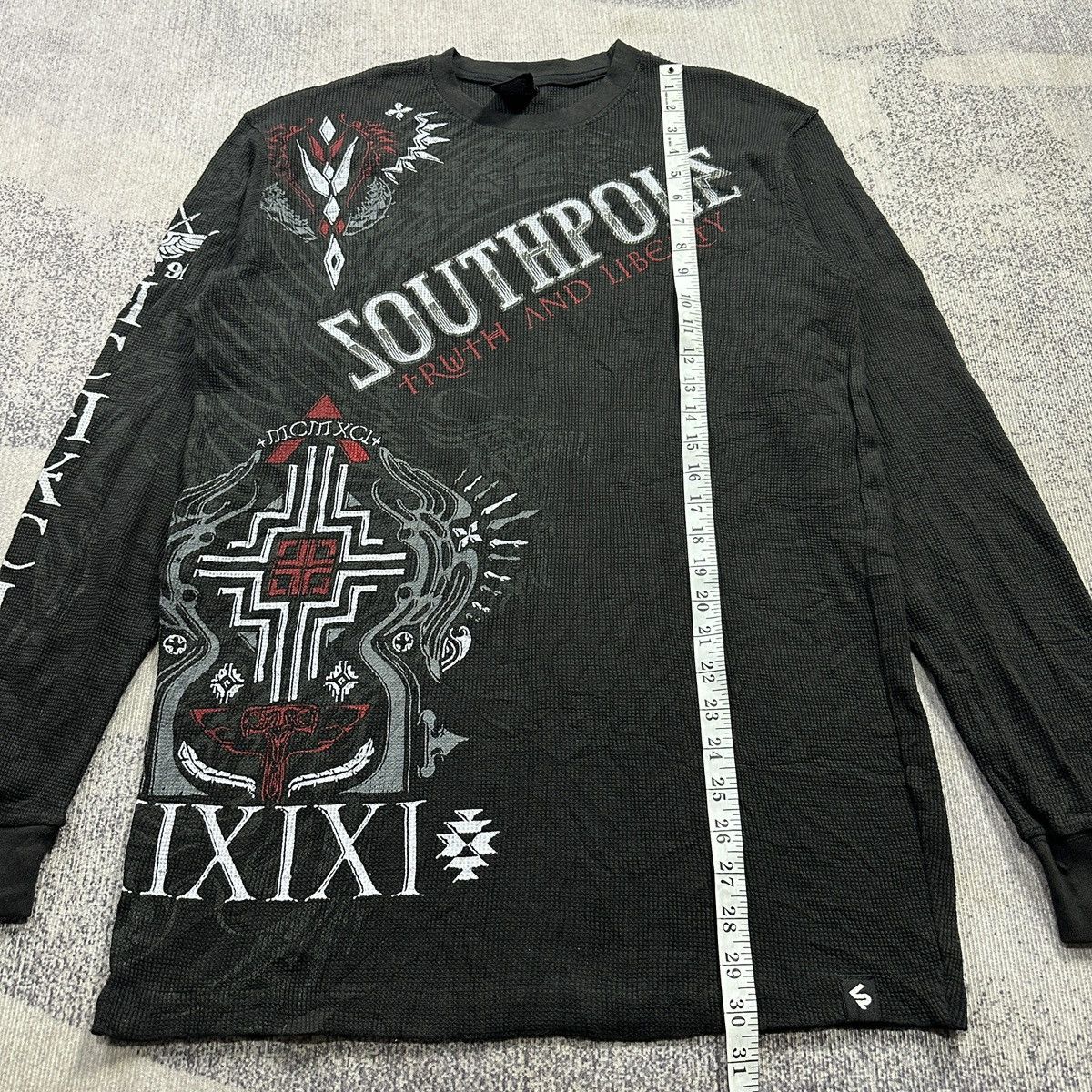 Southpole Southpole Truth and Liberty Longsleeve Tshirt Size US XL / EU 56 / 4 - 5 Thumbnail