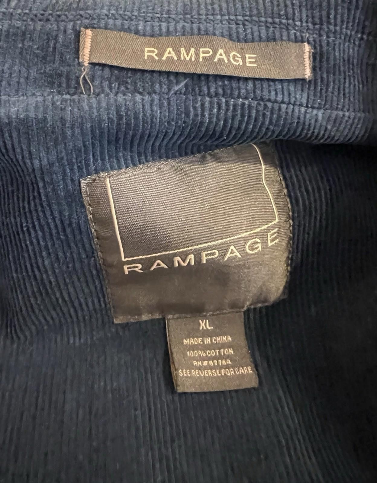 Other Rampage Mens Corduroy Blazer Jacket XL Classic Workwear Coat Size 44R - 3 Thumbnail