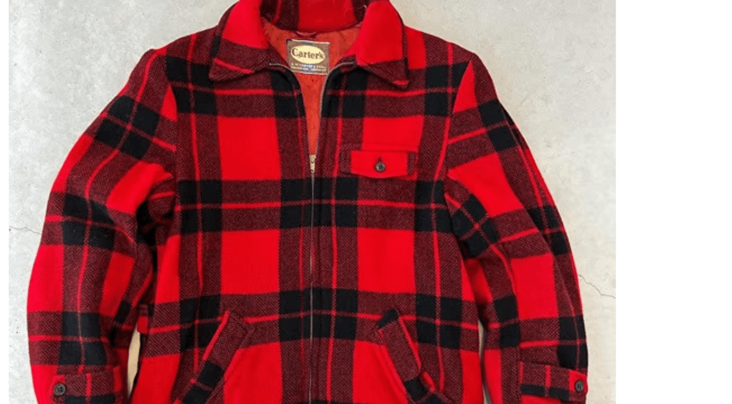 Other Vintage 1960s Carters Buffalo Plaid Wool Hunting Jacket Size US M / EU 48-50 / 2 - 1 Thumbnail