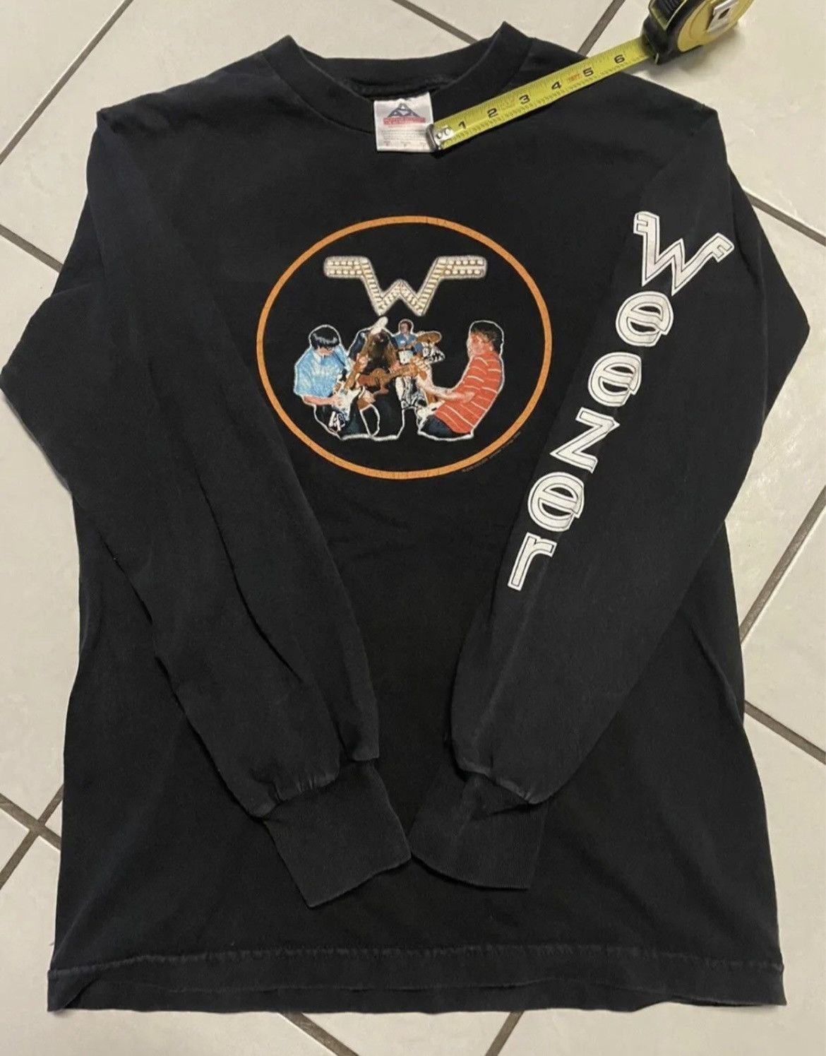 Band Tees × Vintage Vintage Y2K Weezer Tour Shirt Mens Size Small Long Sleeve Size US S / EU 44-46 / 1 - 1 Thumbnail