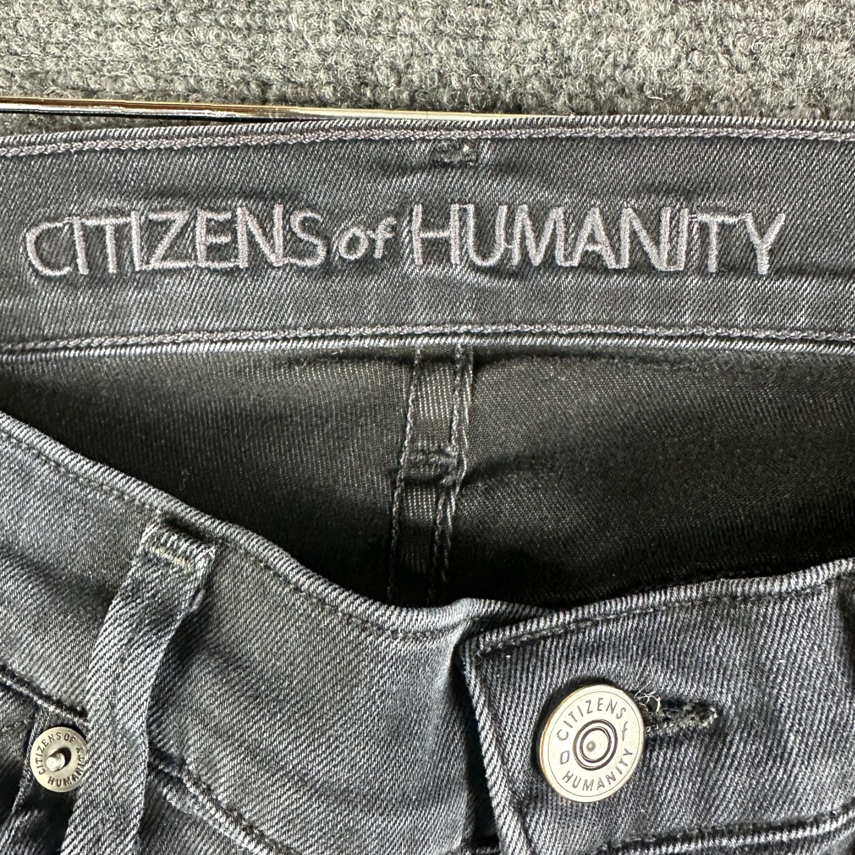 Citizens Of Humanity Citizens of Humanity Jeans Womens 26 Avedon Skinny Black Cotton Blend Denim Skinny Jeans Size 26" / US 2 / IT 38 - 4 Thumbnail