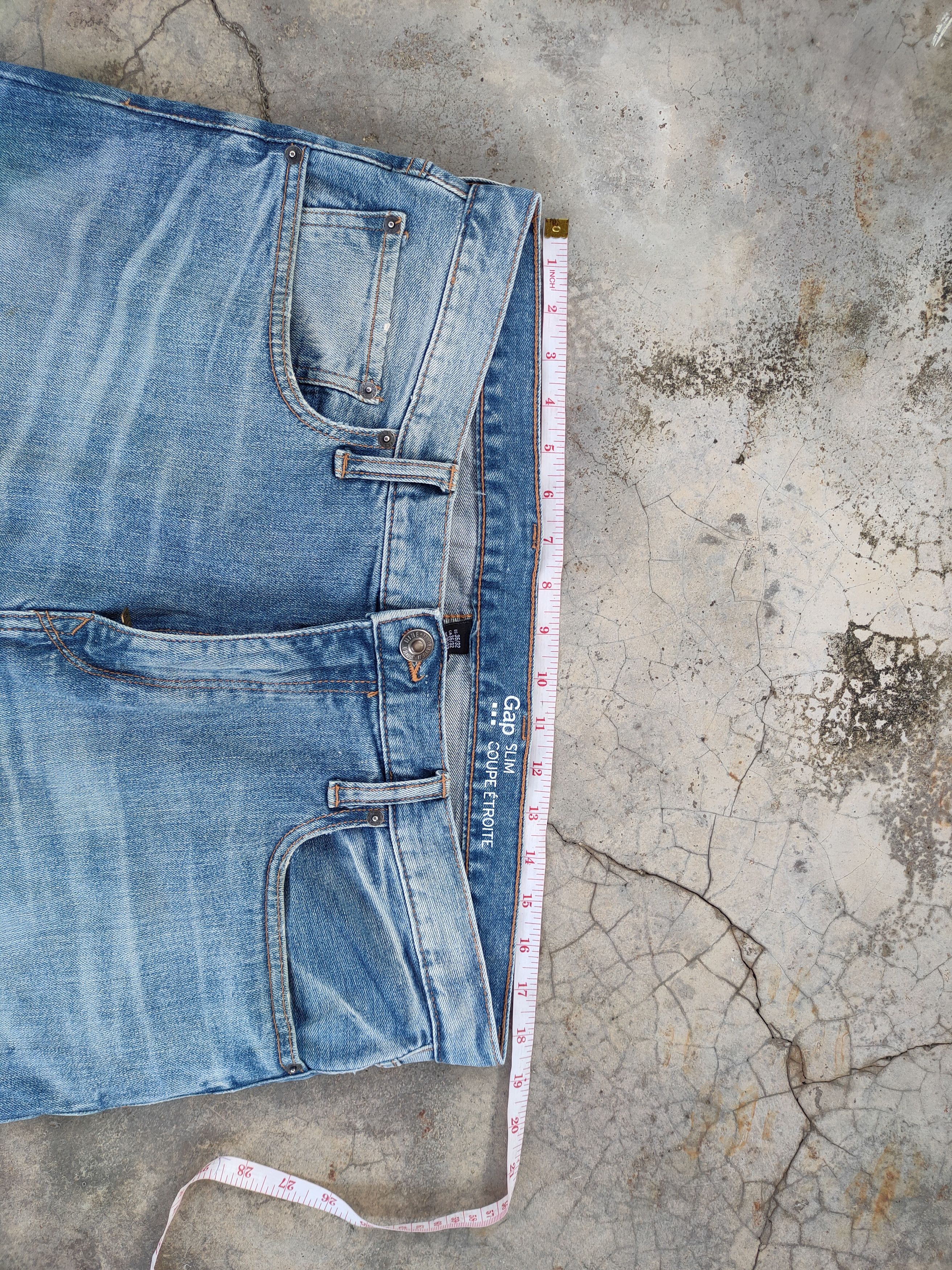 Gap VINTAGE GAP SKINNY FADED DISTRESSED JEANS PANTS Size US 36 / EU 52 - 7 Thumbnail