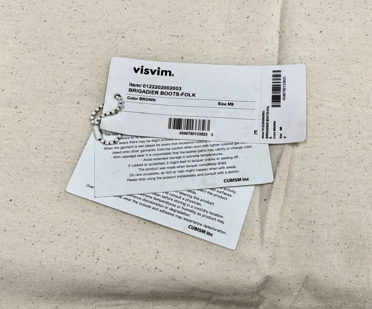 Visvim Visvim 22aw Brigadier Boots Folk（horsehide） Brown Size US 9 / EU 42 - 12 Thumbnail