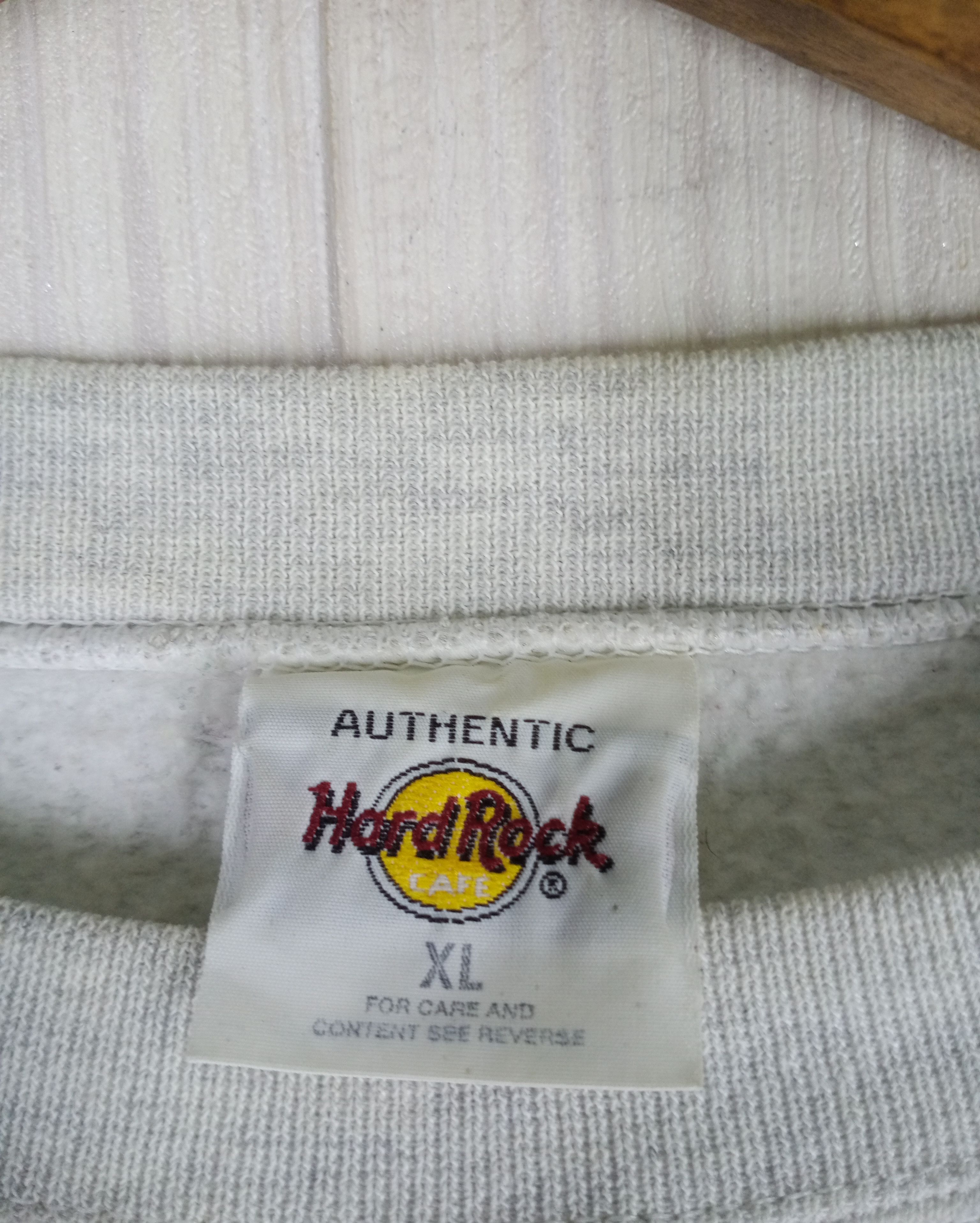 Hard Rock Cafe Rare Vintage 90s Hard Rock Cafe Chicago Sweatshirt Size US XL / EU 56 / 4 - 5 Thumbnail